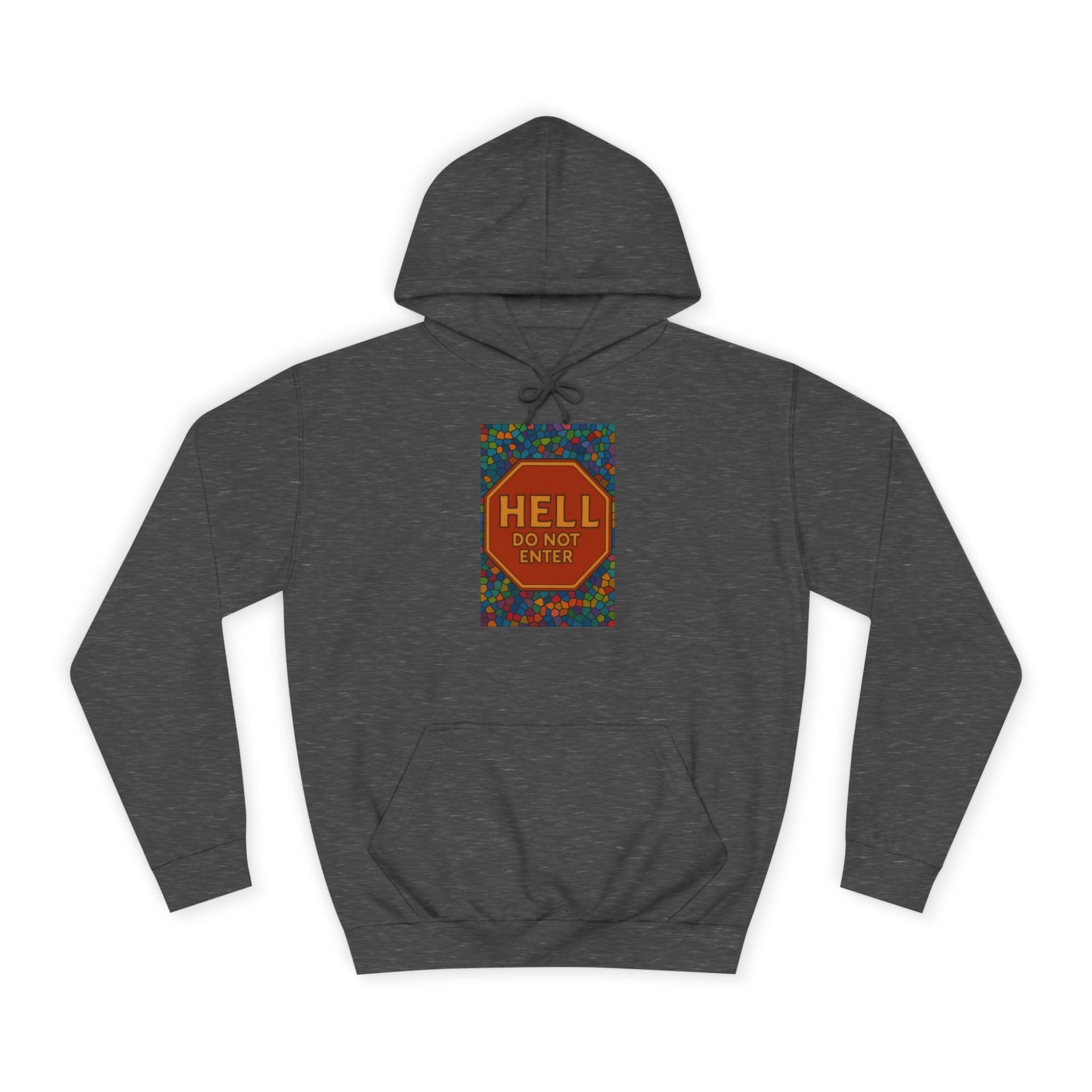 JKFstylez Hoodie Charcoal / S Unisex 'Hell Do Not Enter' Hoodie