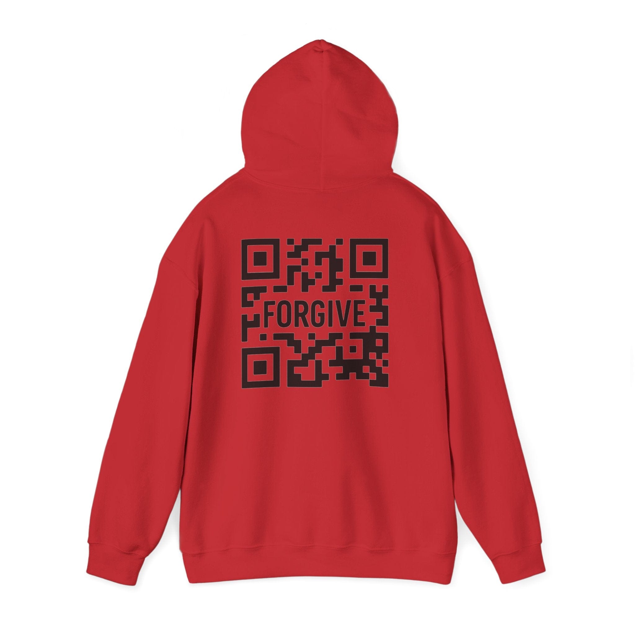 JKFstylez Hoodie Forgive QR Code Unisex Hoodie TRS