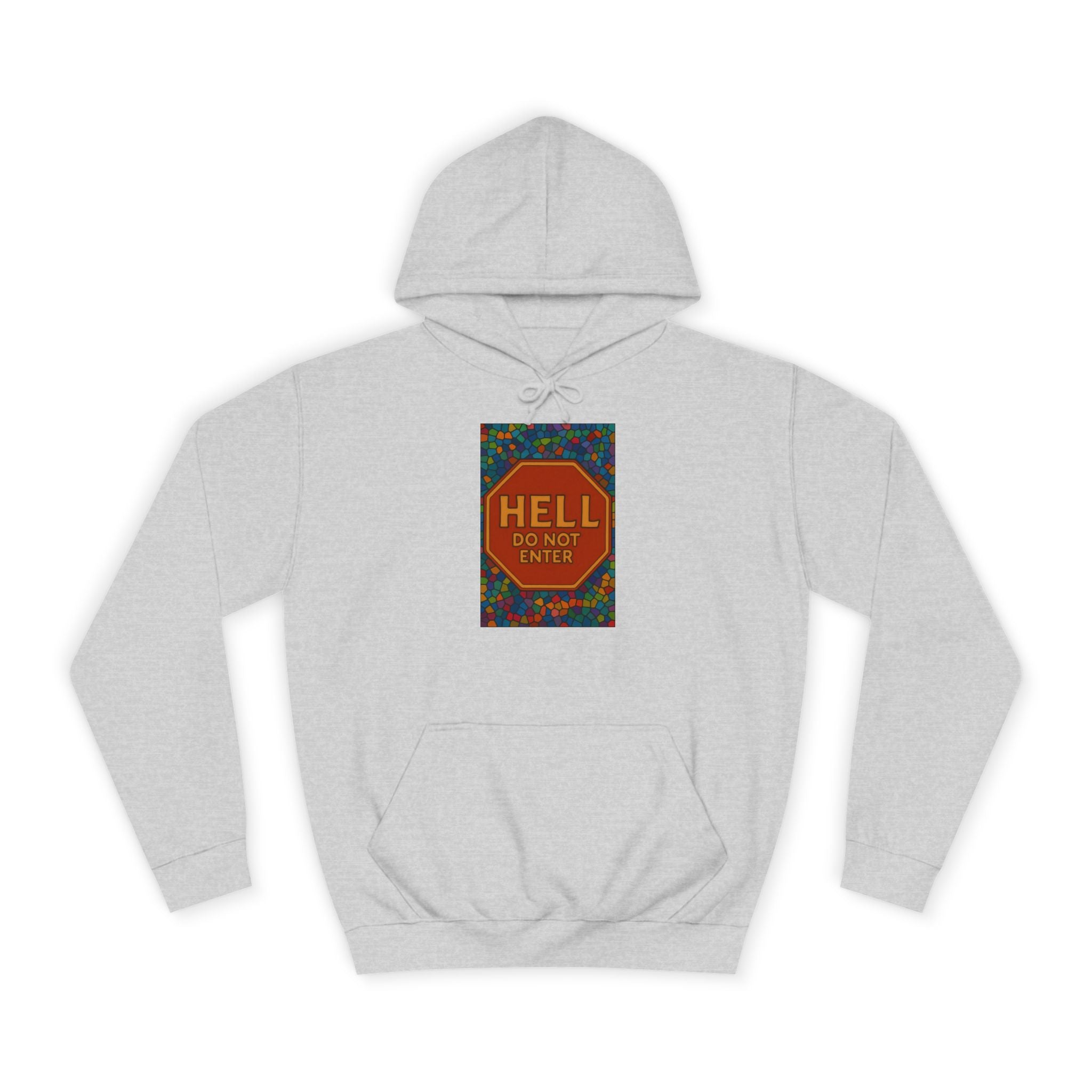JKFstylez Hoodie Heather Grey / S Unisex 'Hell Do Not Enter' Hoodie