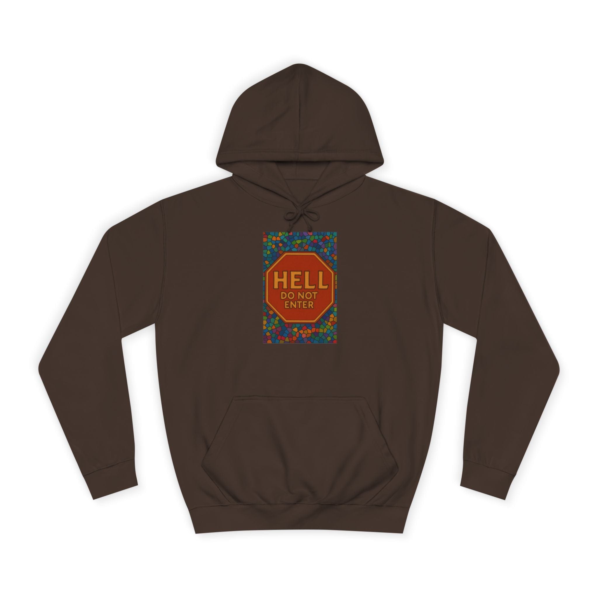 JKFstylez Hoodie Hot Chocolate / S Unisex 'Hell Do Not Enter' Hoodie