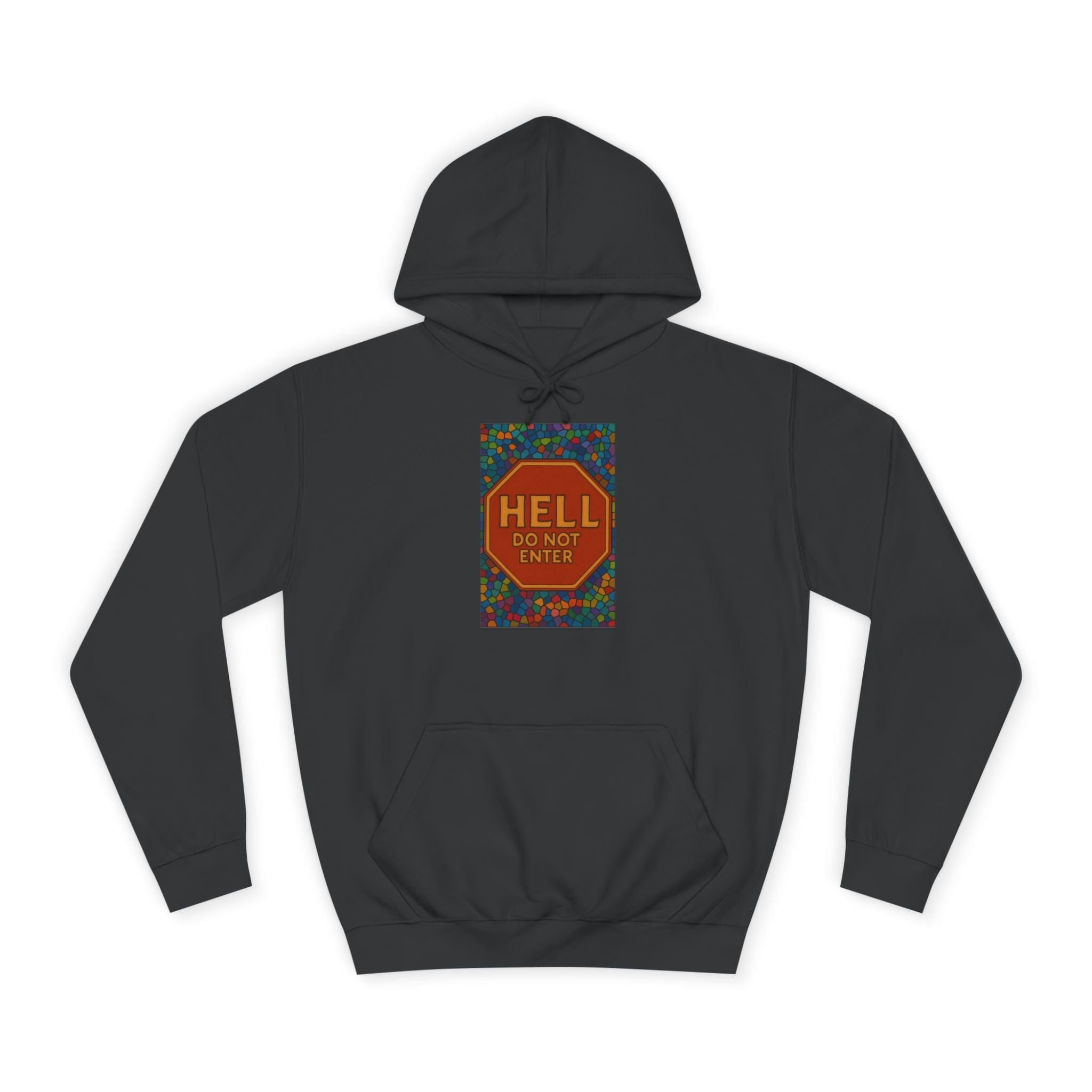 JKFstylez Hoodie Jet Black / S Unisex 'Hell Do Not Enter' Hoodie