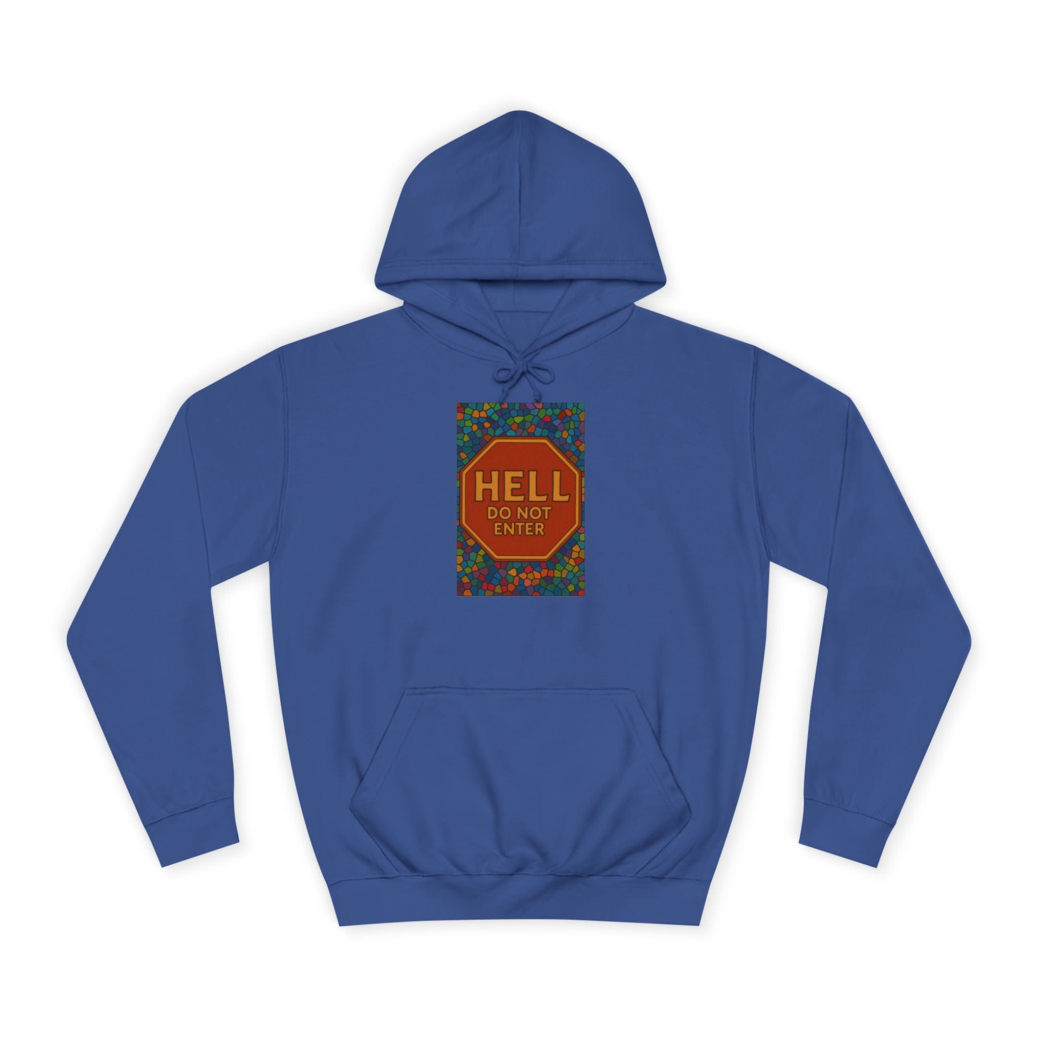 JKFstylez Hoodie Royal Blue / S Unisex 'Hell Do Not Enter' Hoodie