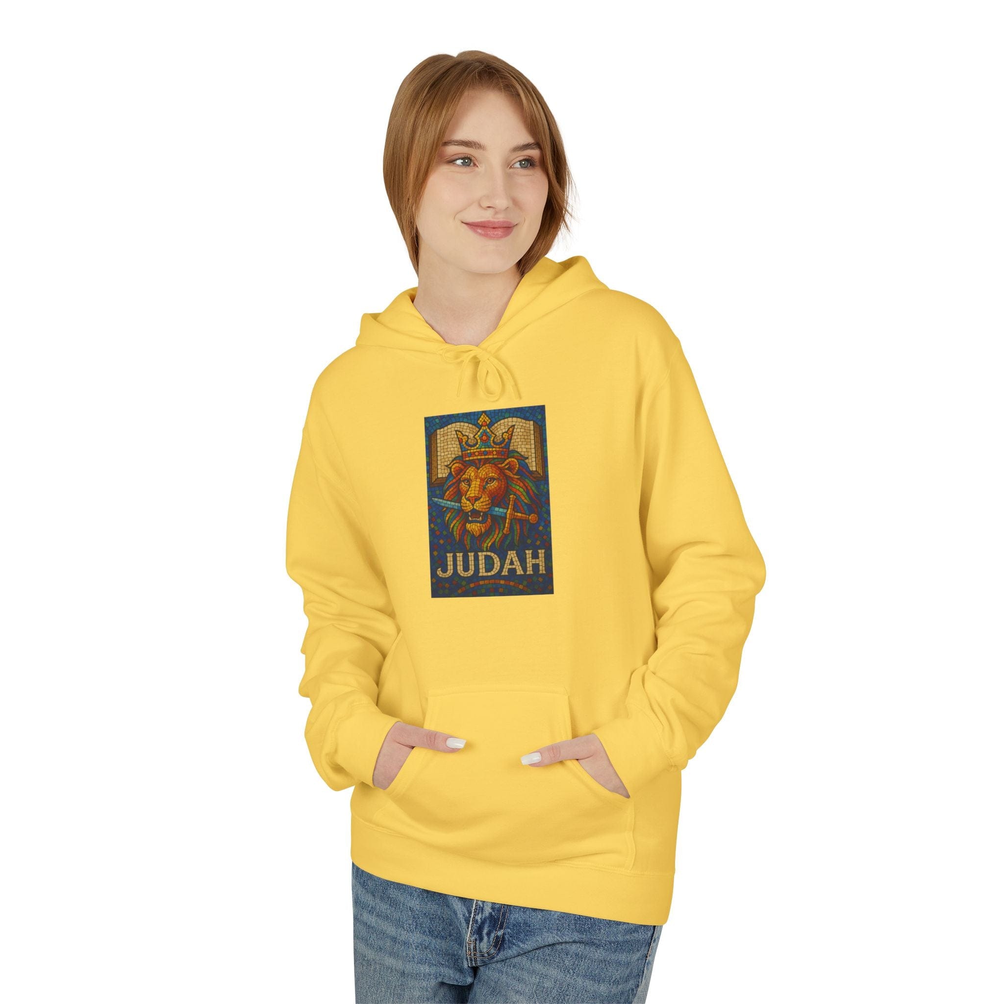 JKFstylez Hoodie S / Daisy Unisex Judah Lion Fleece Hoodie