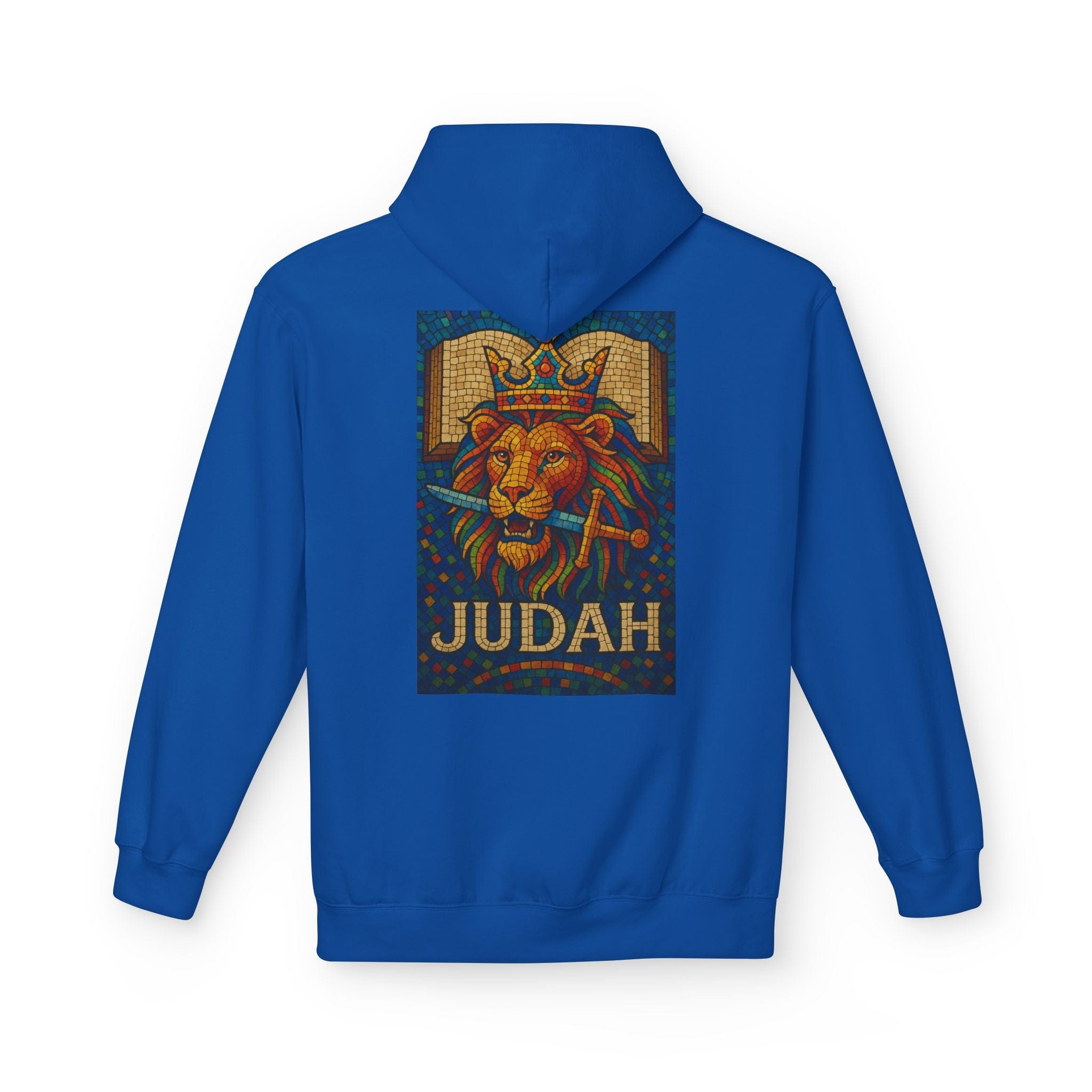 JKFstylez Hoodie S / Royal Unisex Judah Lion Fleece Hoodie