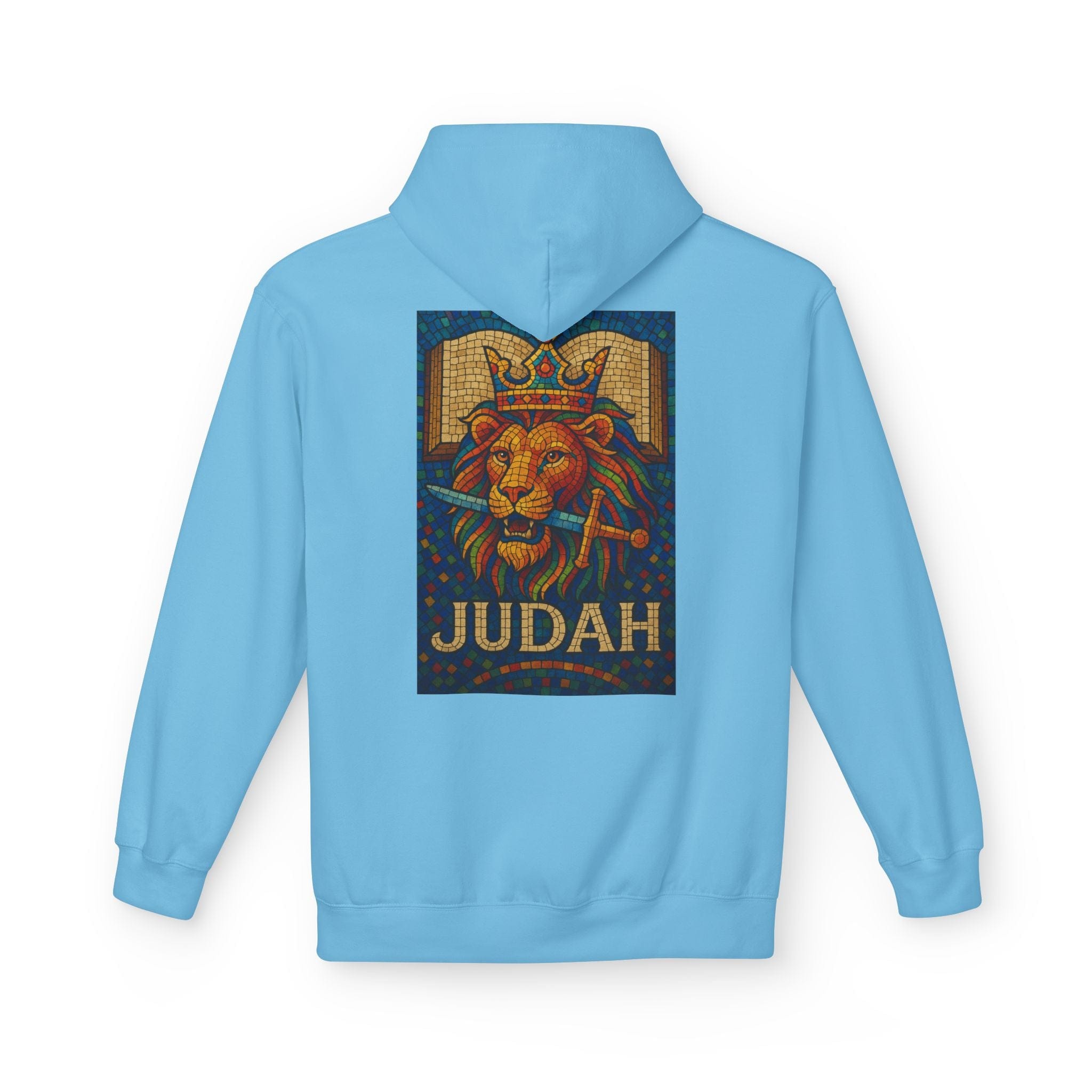 JKFstylez Hoodie S / Sky Unisex Judah Lion Fleece Hoodie