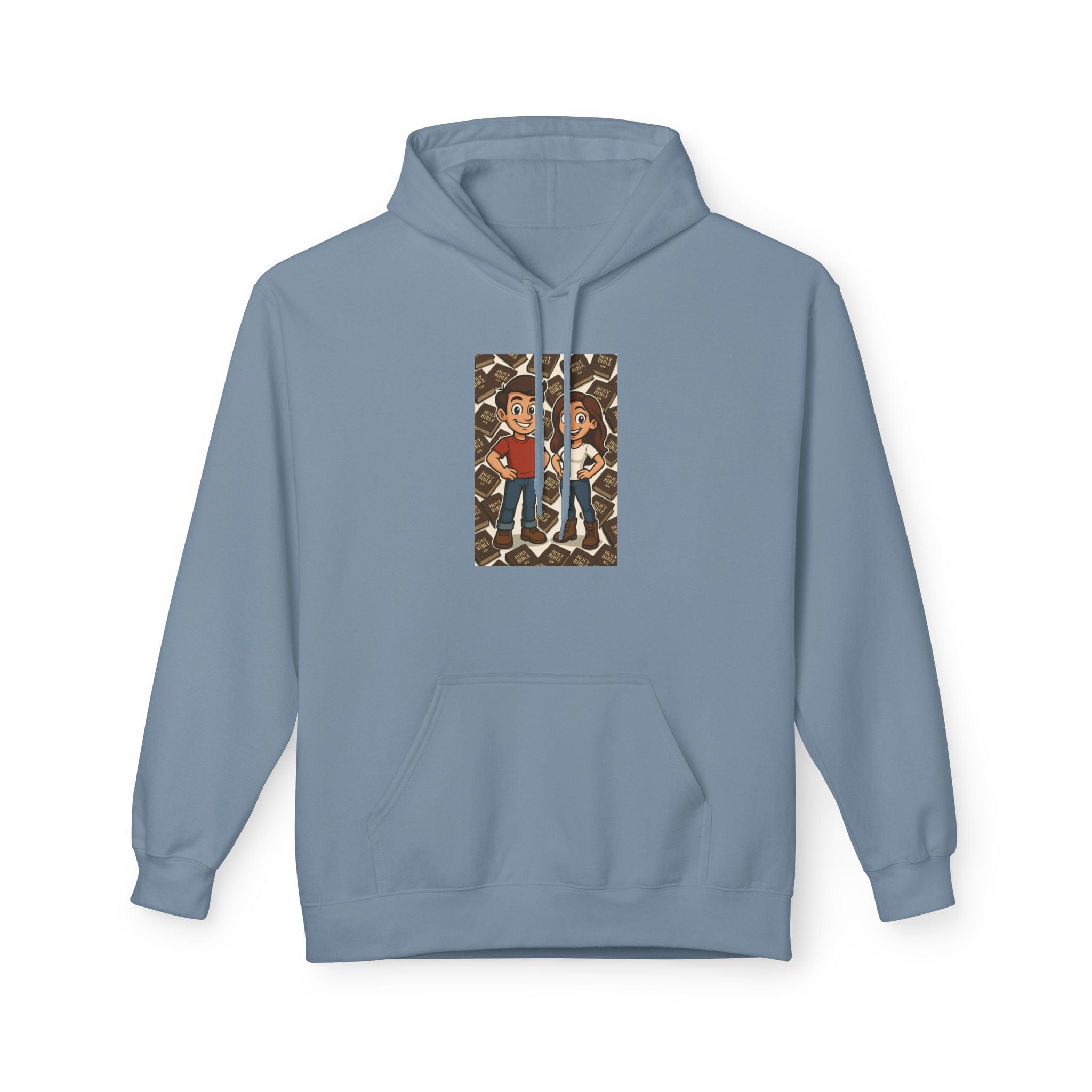JKFstylez Hoodie S / Stone Blue Unisex Bible Hoodie
