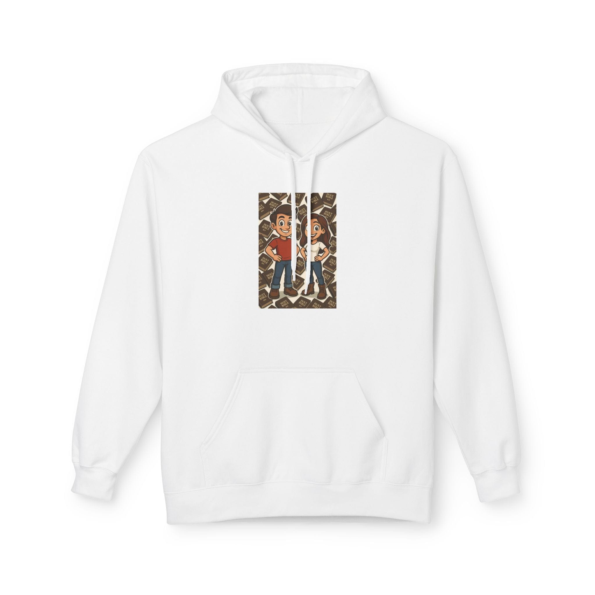 JKFstylez Hoodie S / White Unisex Bible Hoodie