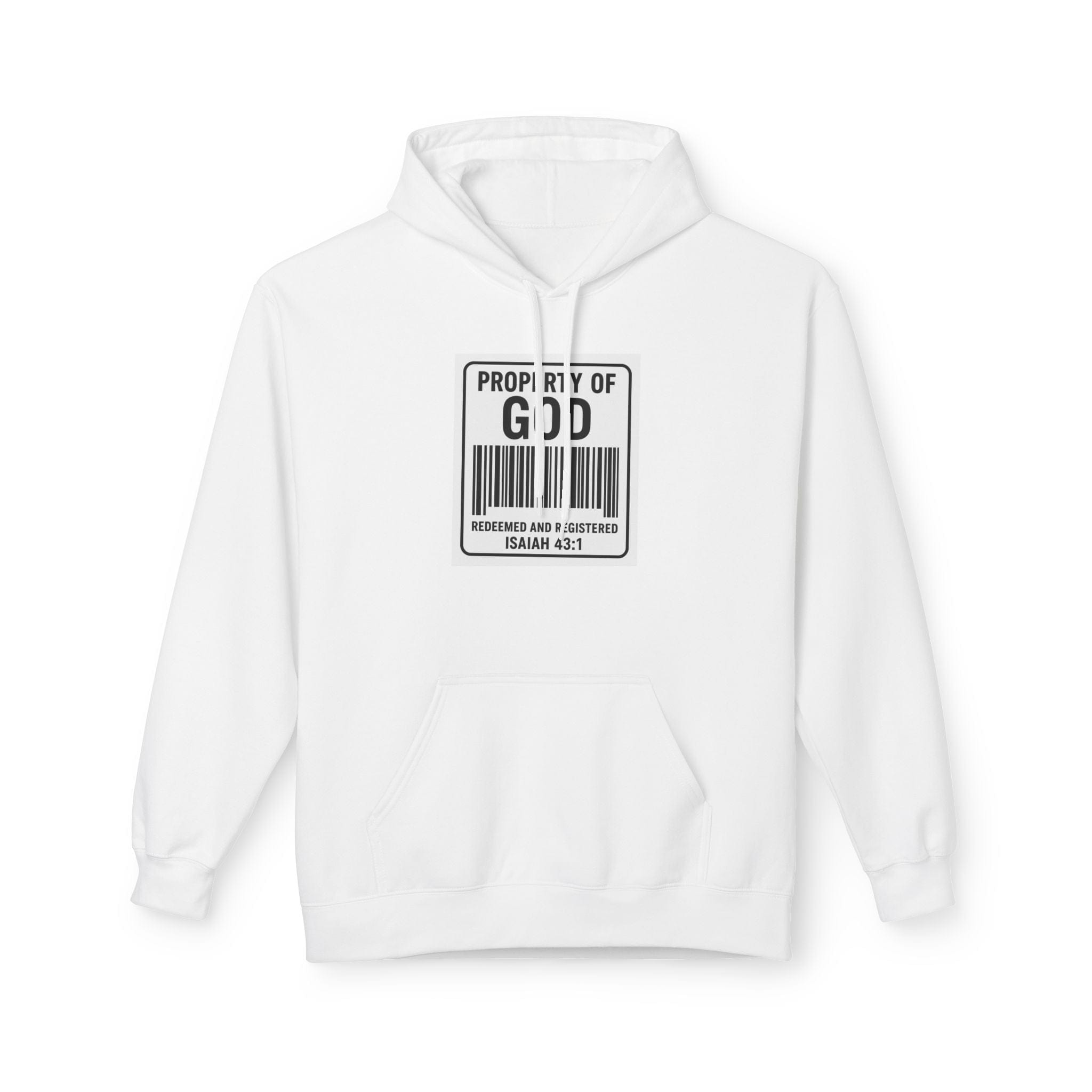 JKFstylez Hoodie S / White Unisex Property of God Hoodie