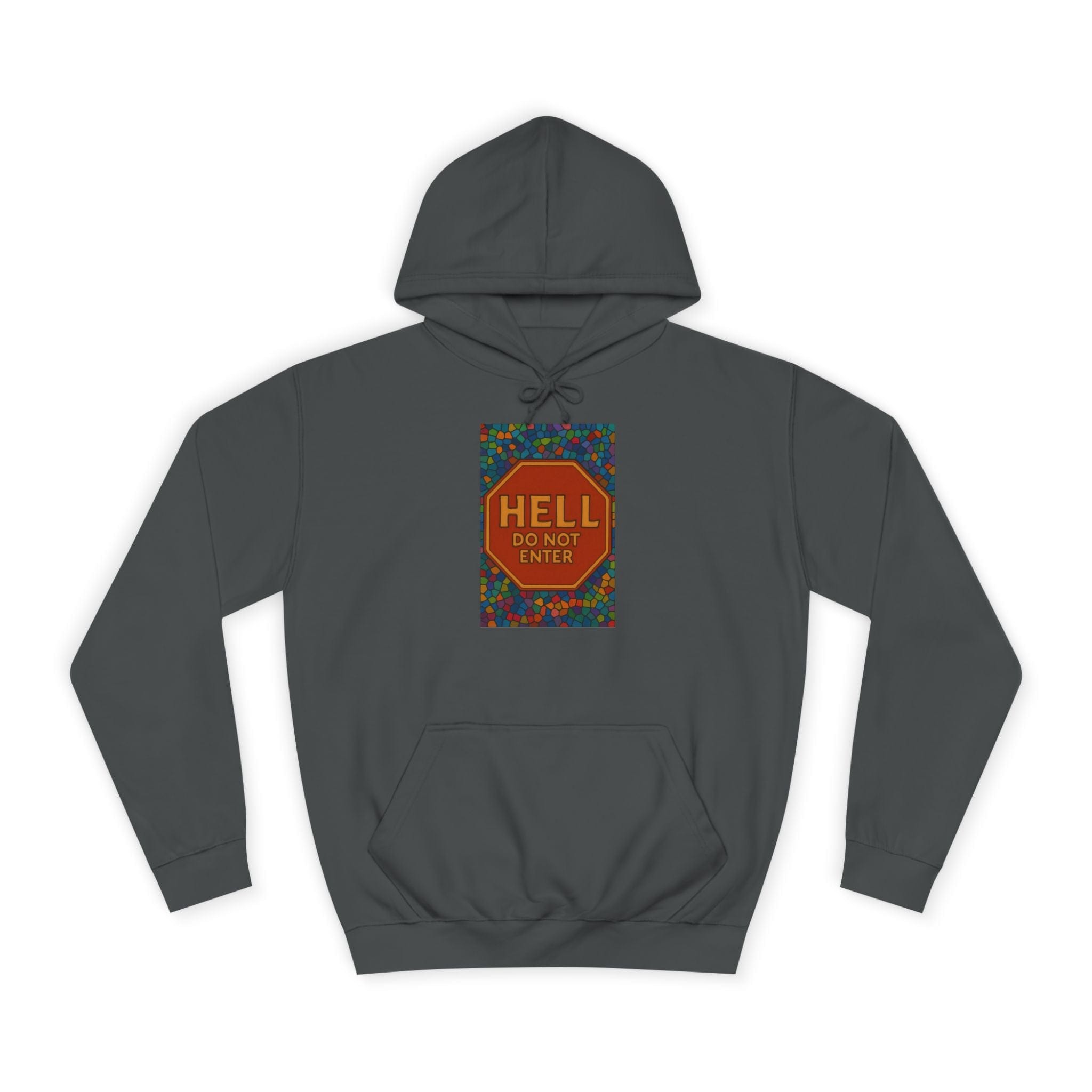 JKFstylez Hoodie Steel Grey / S Unisex 'Hell Do Not Enter' Hoodie