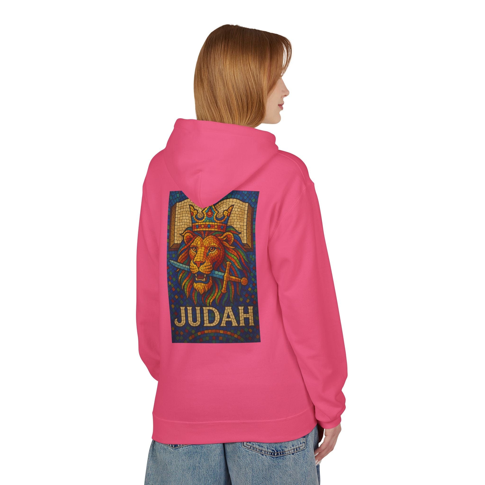 JKFstylez Hoodie Unisex Judah Lion Fleece Hoodie