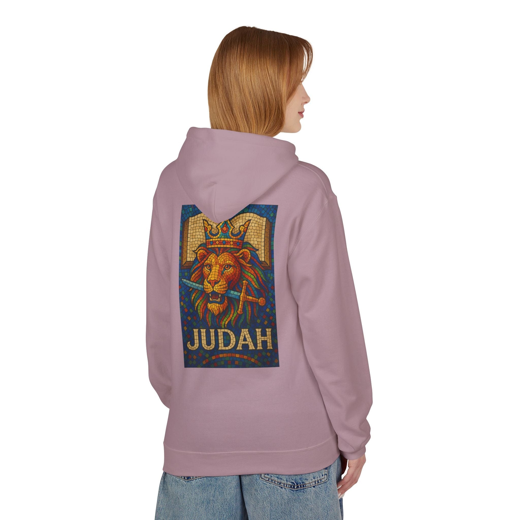 JKFstylez Hoodie Unisex Judah Lion Fleece Hoodie