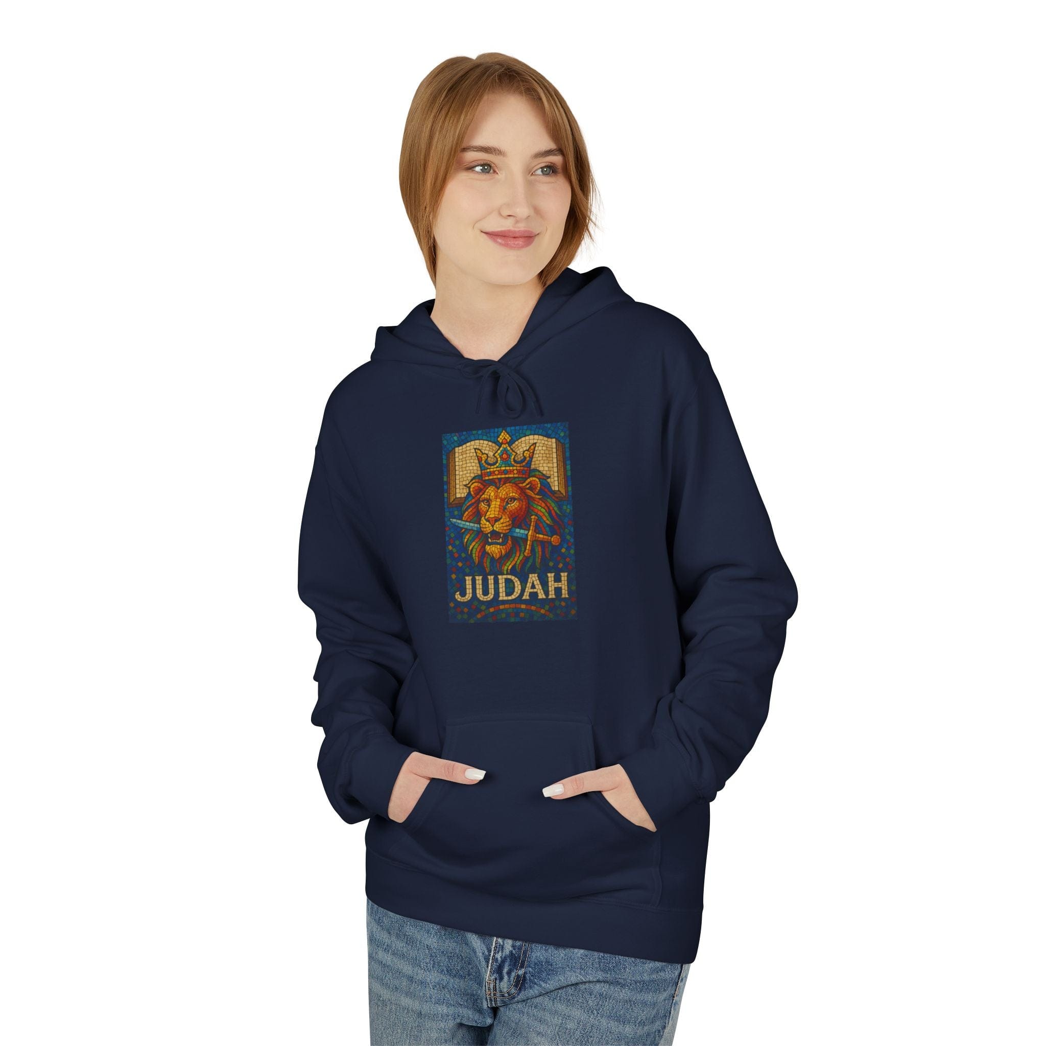 JKFstylez Hoodie Unisex Judah Lion Fleece Hoodie