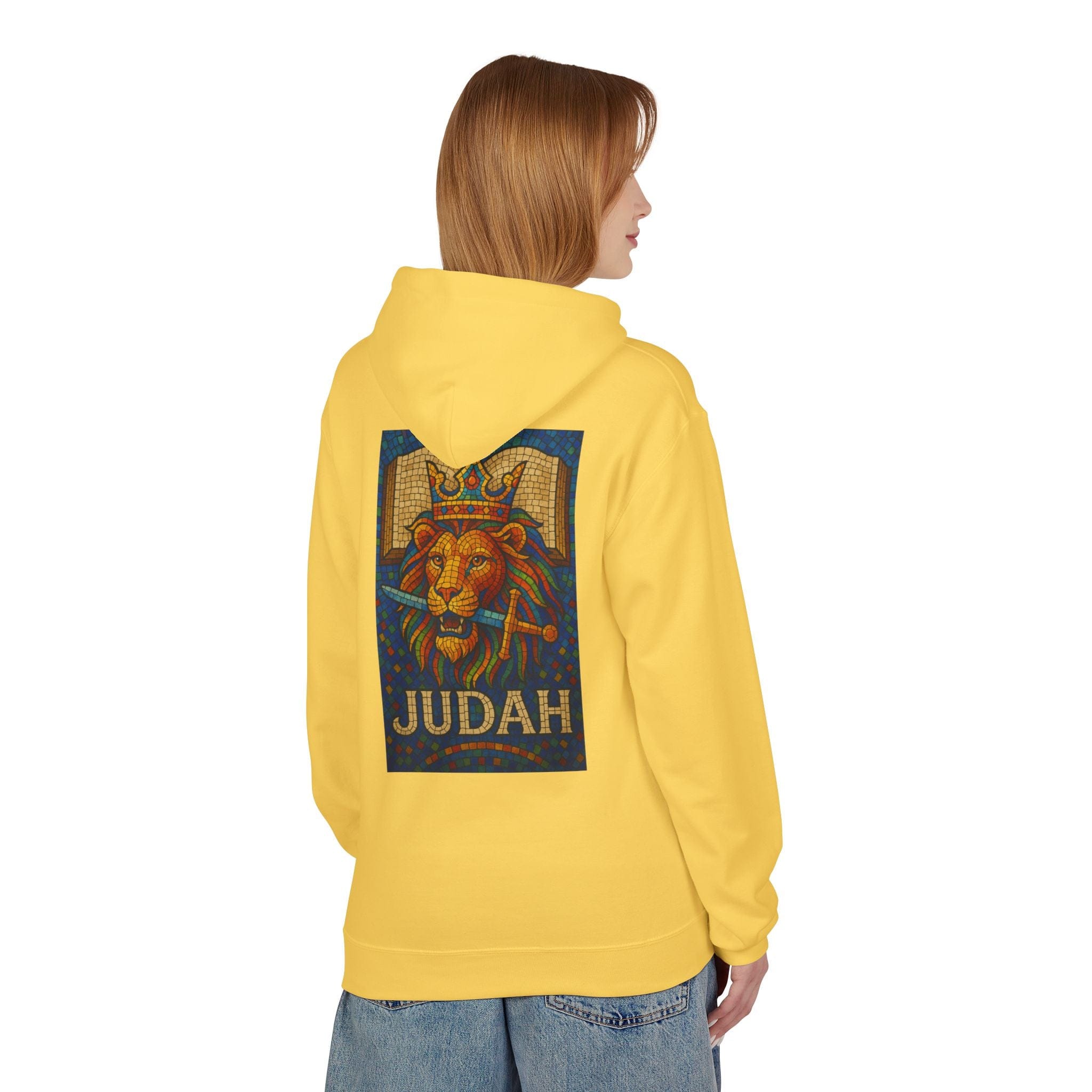 JKFstylez Hoodie Unisex Judah Lion Fleece Hoodie