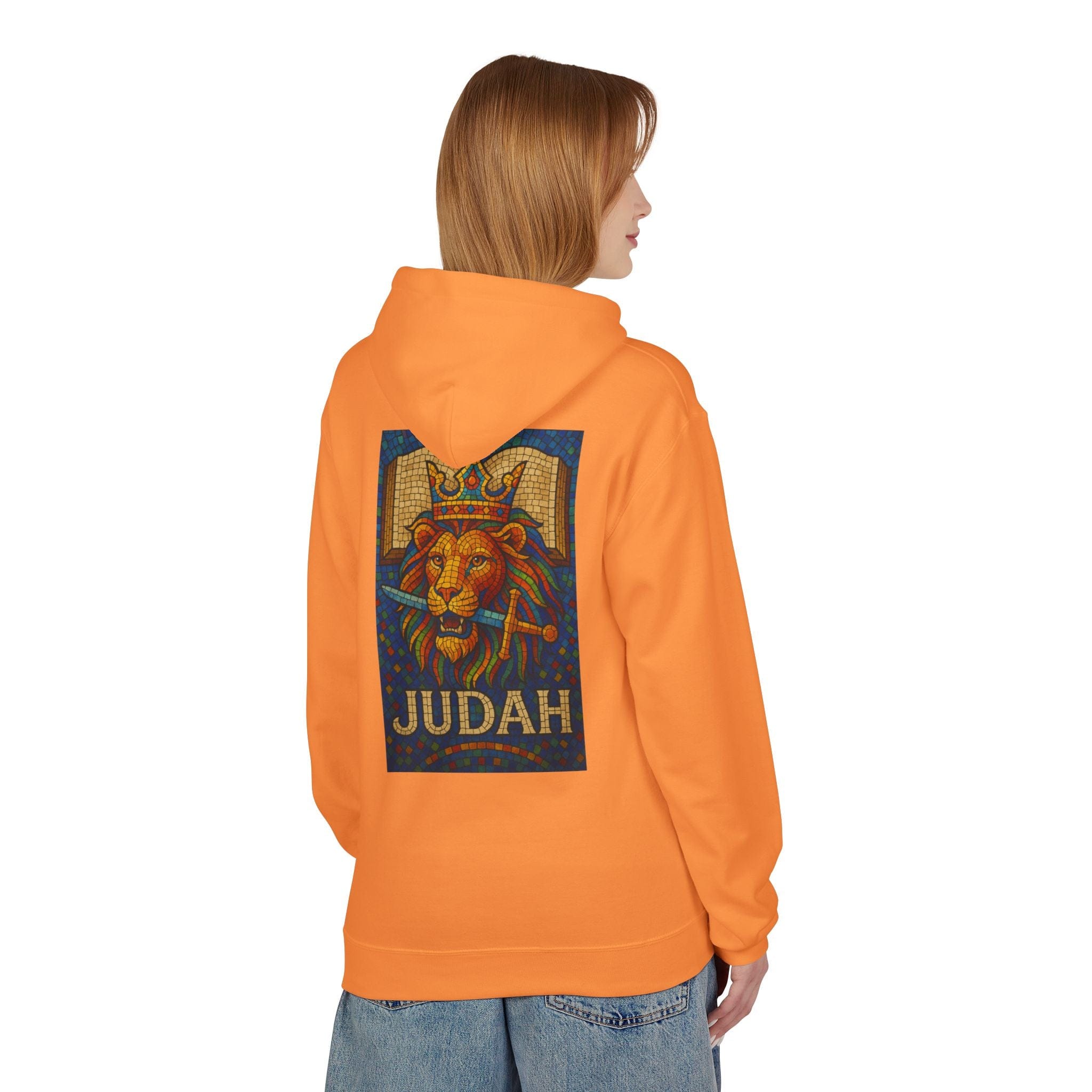 JKFstylez Hoodie Unisex Judah Lion Fleece Hoodie