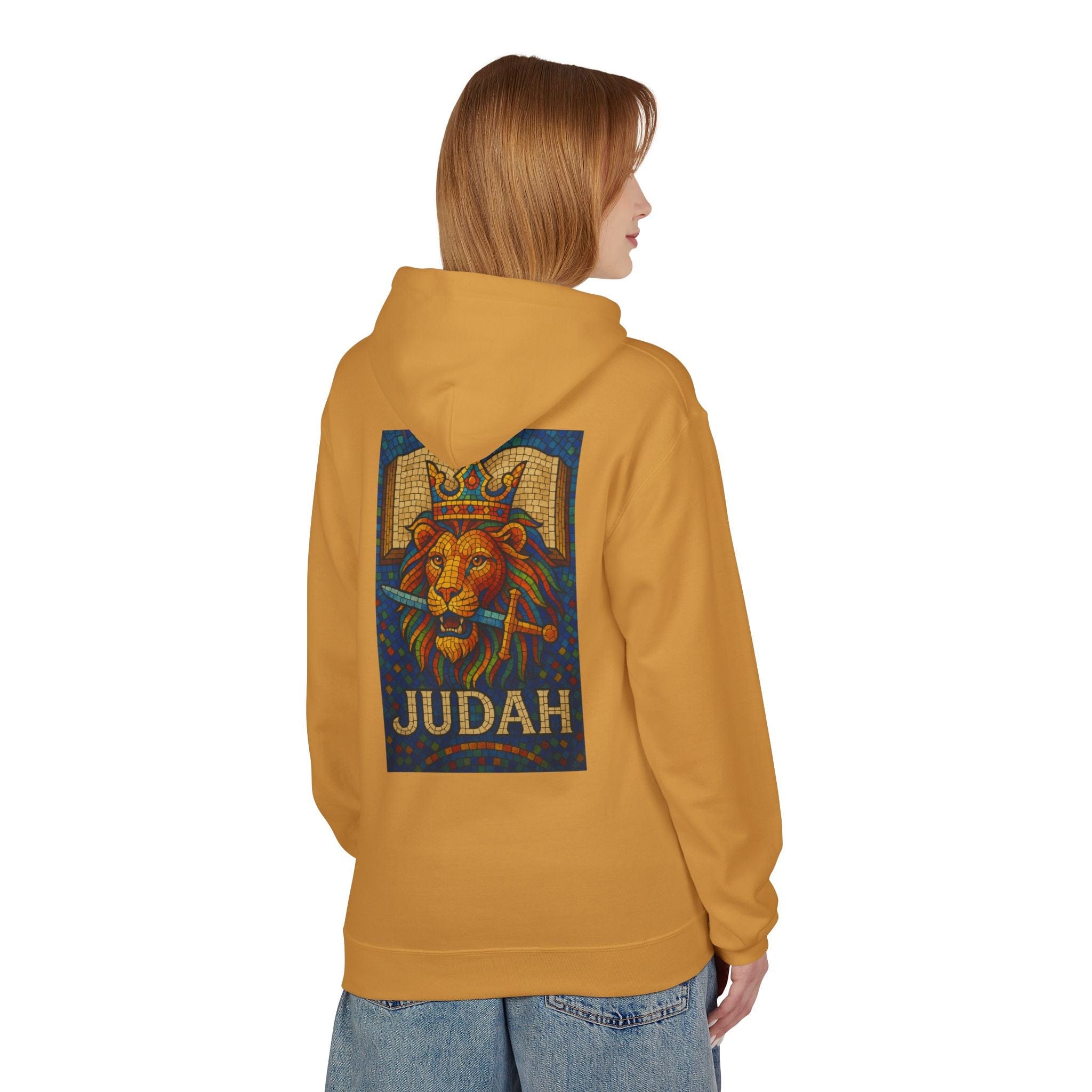JKFstylez Hoodie Unisex Judah Lion Fleece Hoodie