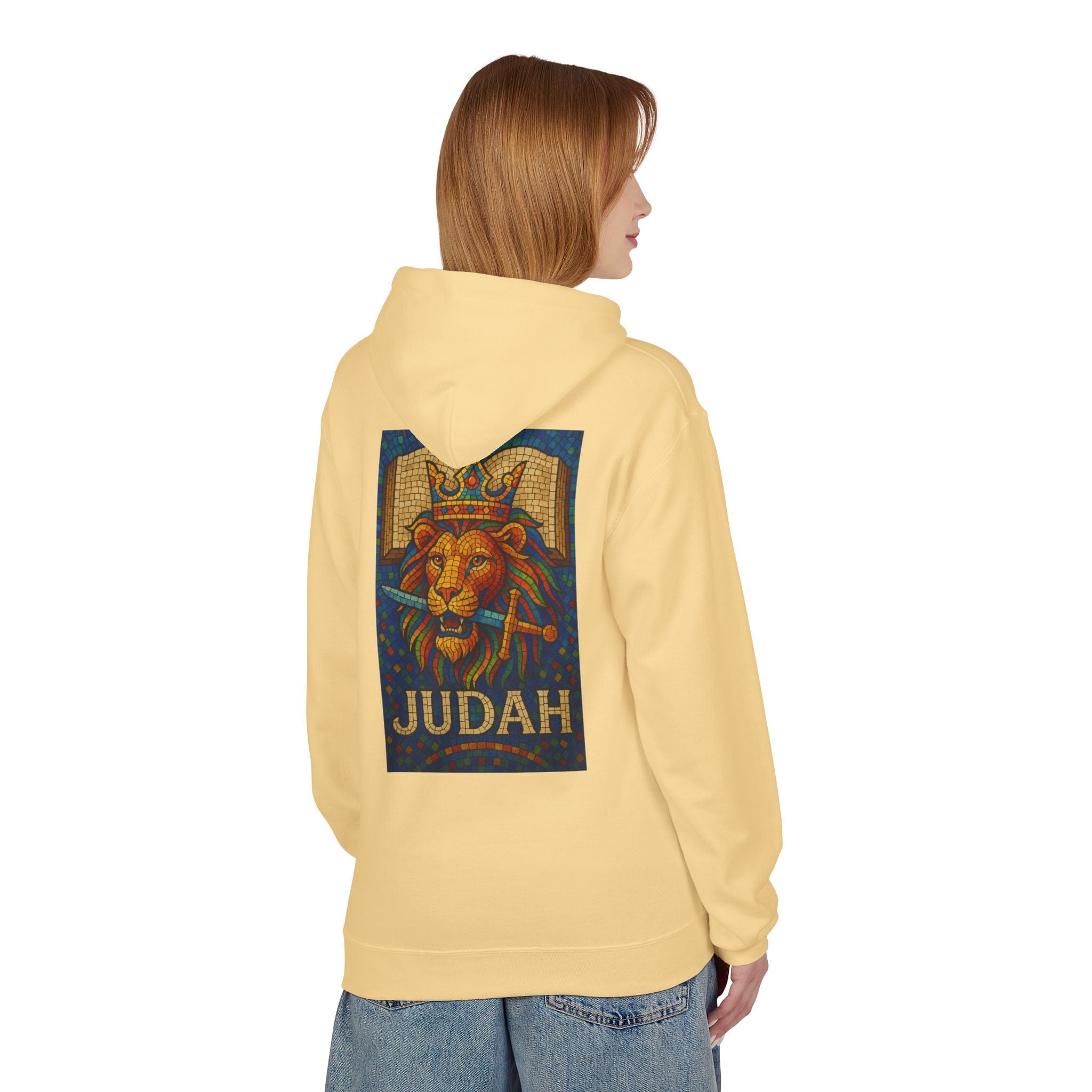 JKFstylez Hoodie Unisex Judah Lion Fleece Hoodie