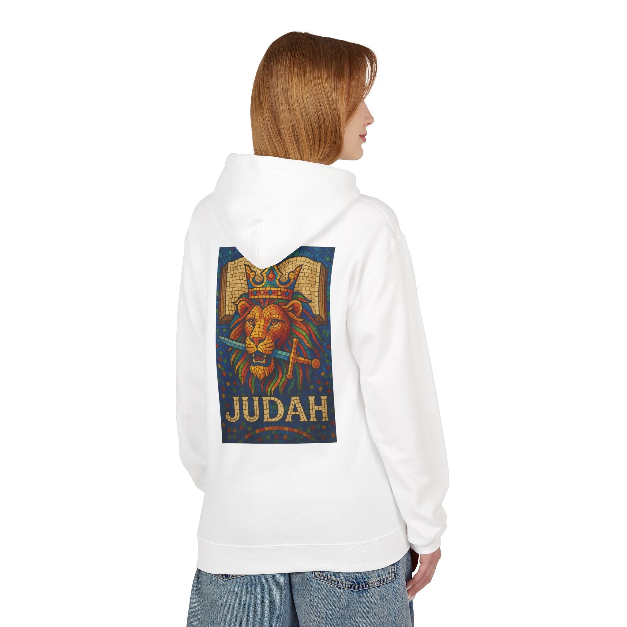 JKFstylez Hoodie Unisex Judah Lion Fleece Hoodie