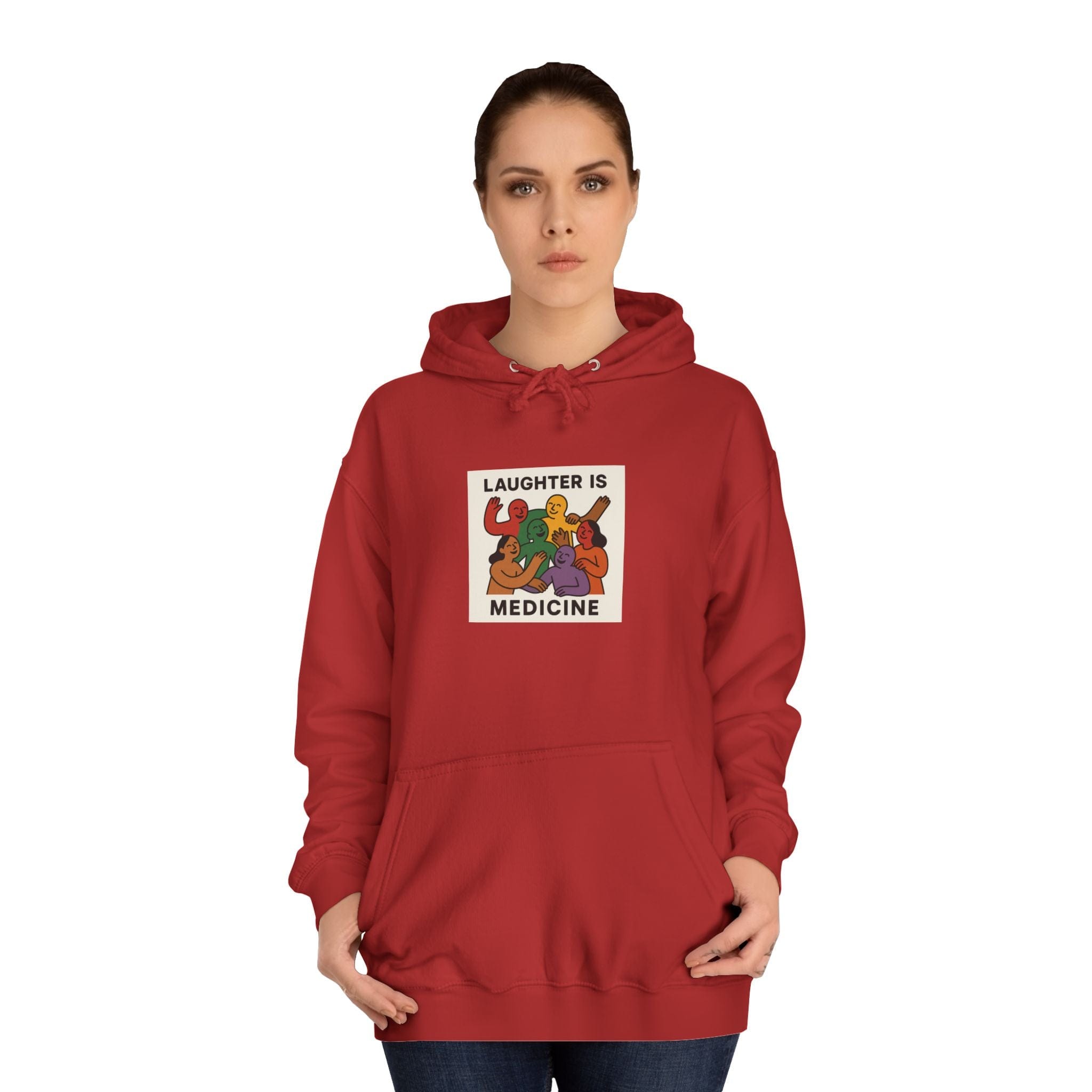 JKFstylez Hoodie Unisex Laughter is Medicine Hoodie
