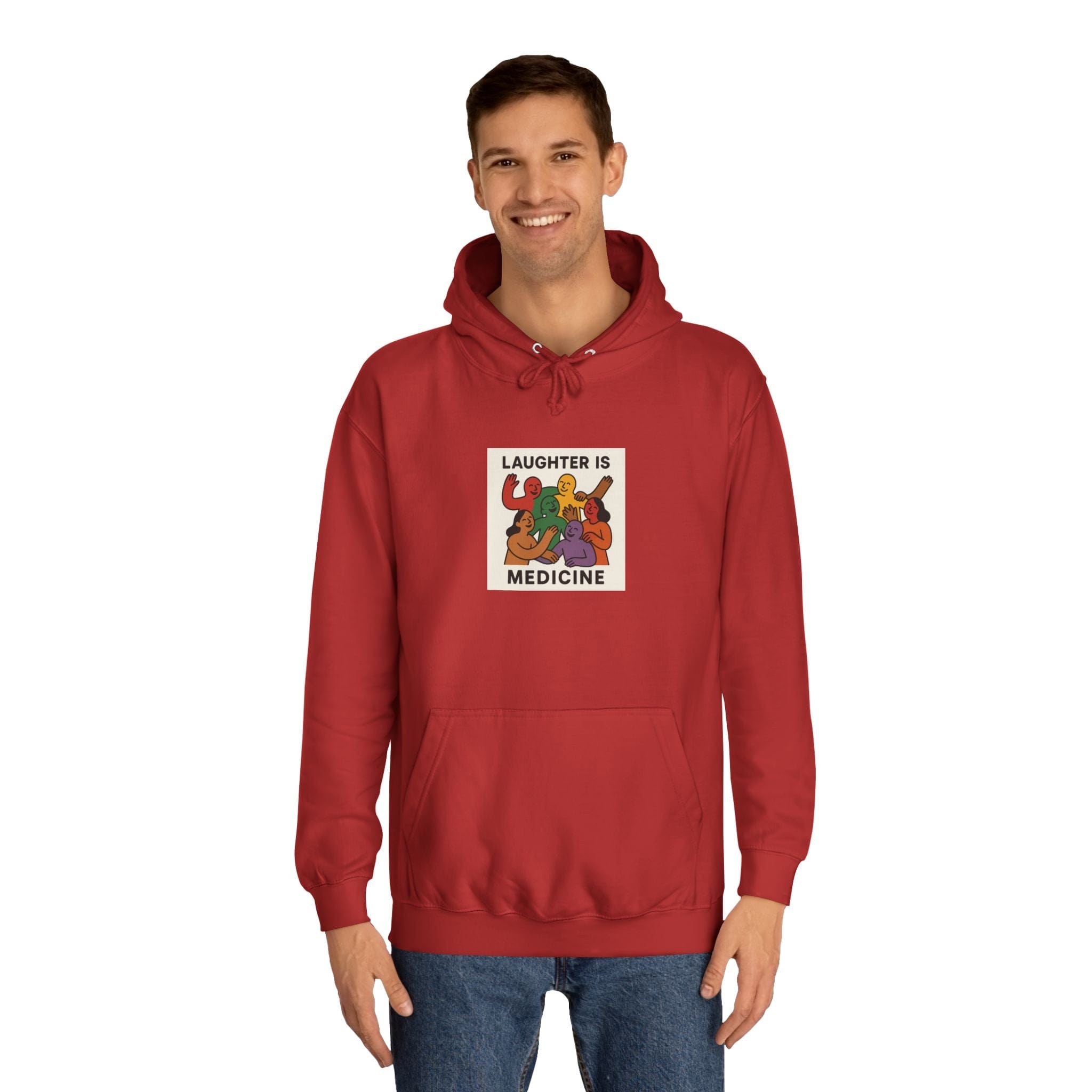 JKFstylez Hoodie Unisex Laughter is Medicine Hoodie