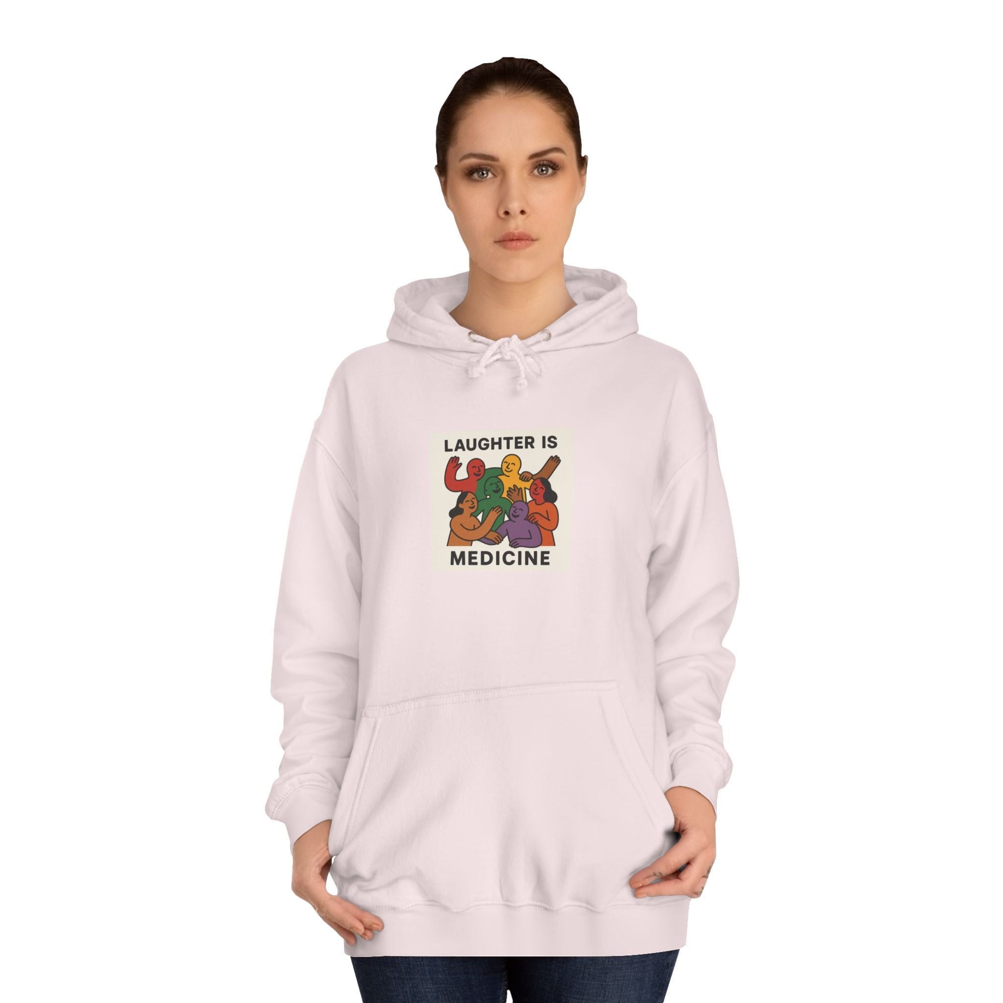 JKFstylez Hoodie Unisex Laughter is Medicine Hoodie