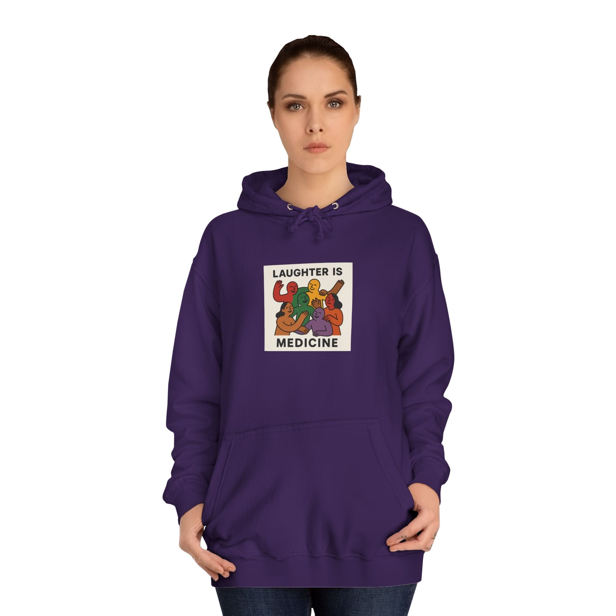 JKFstylez Hoodie Unisex Laughter is Medicine Hoodie