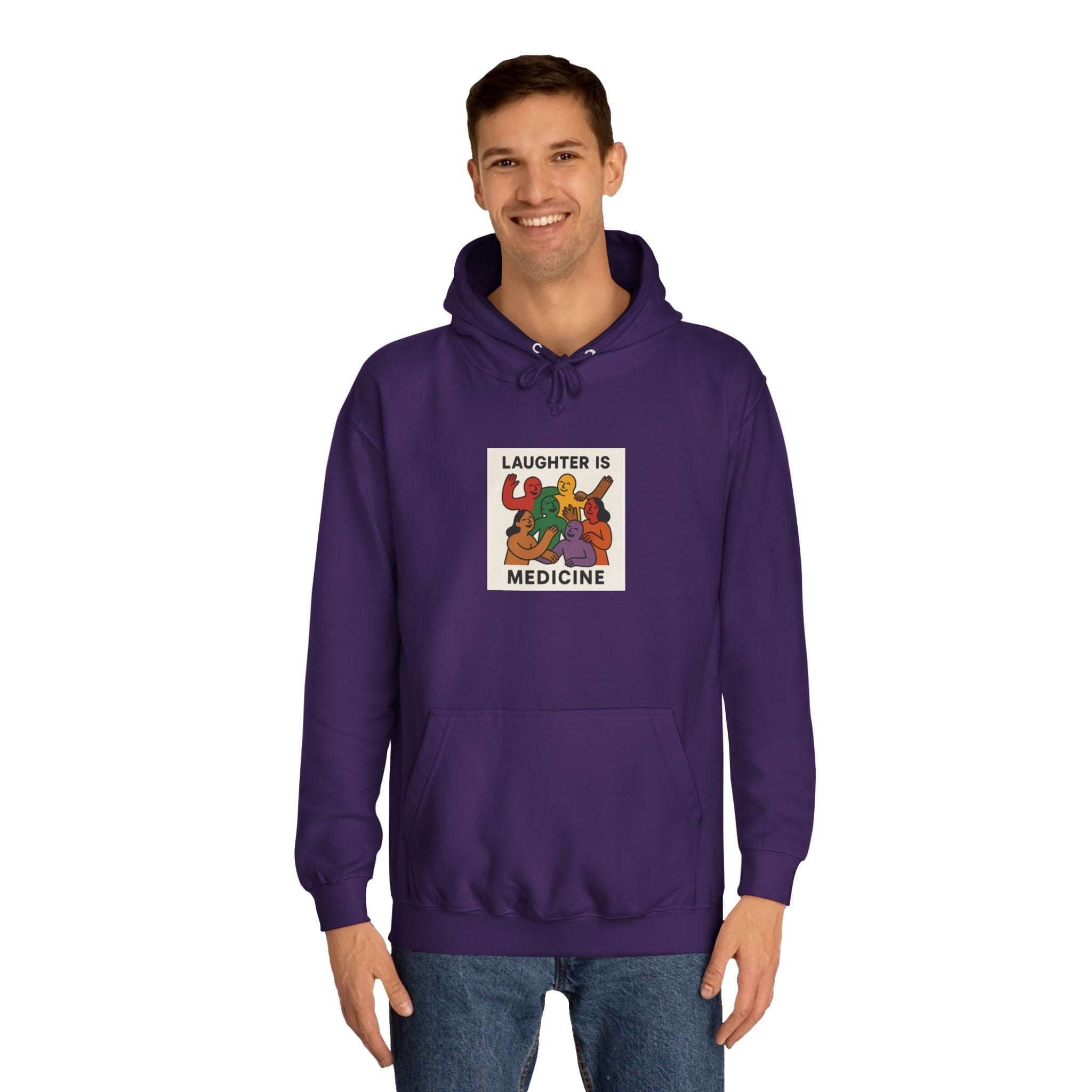 JKFstylez Hoodie Unisex Laughter is Medicine Hoodie