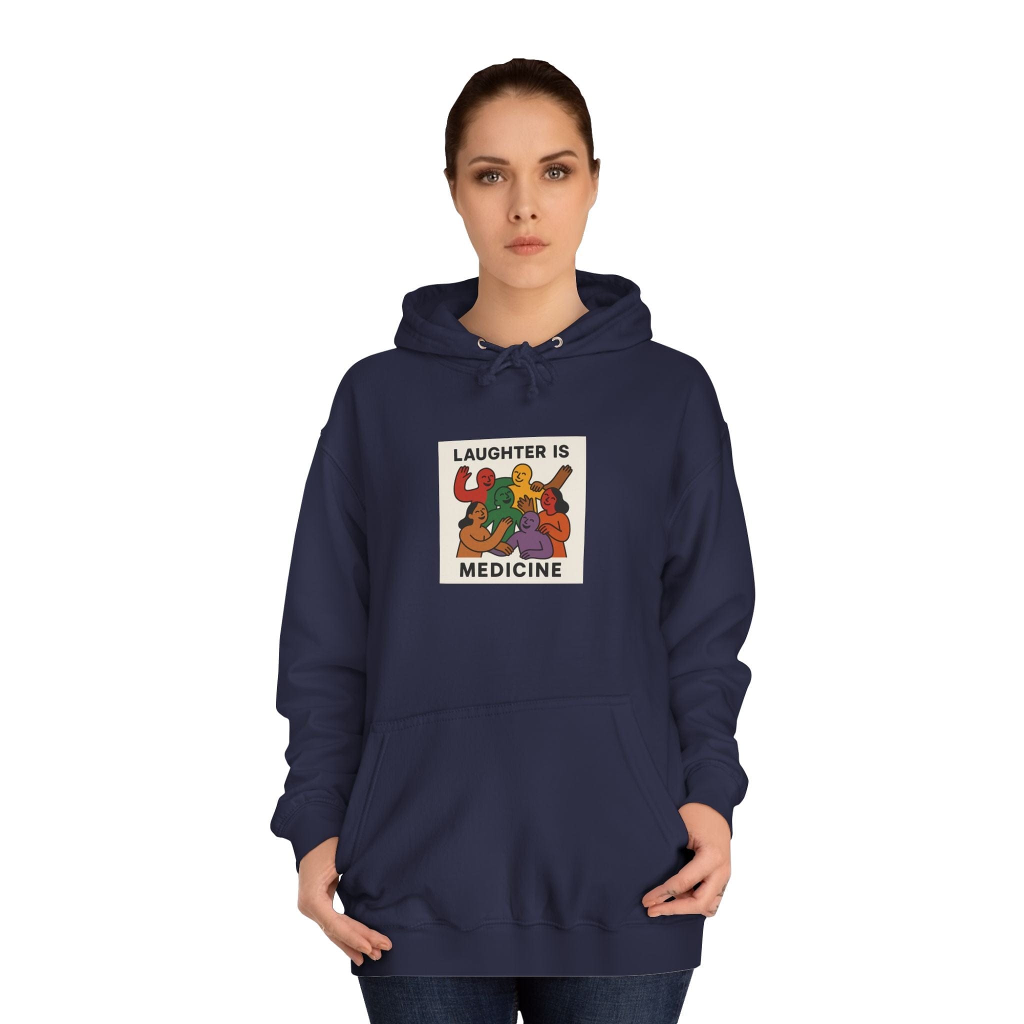 JKFstylez Hoodie Unisex Laughter is Medicine Hoodie
