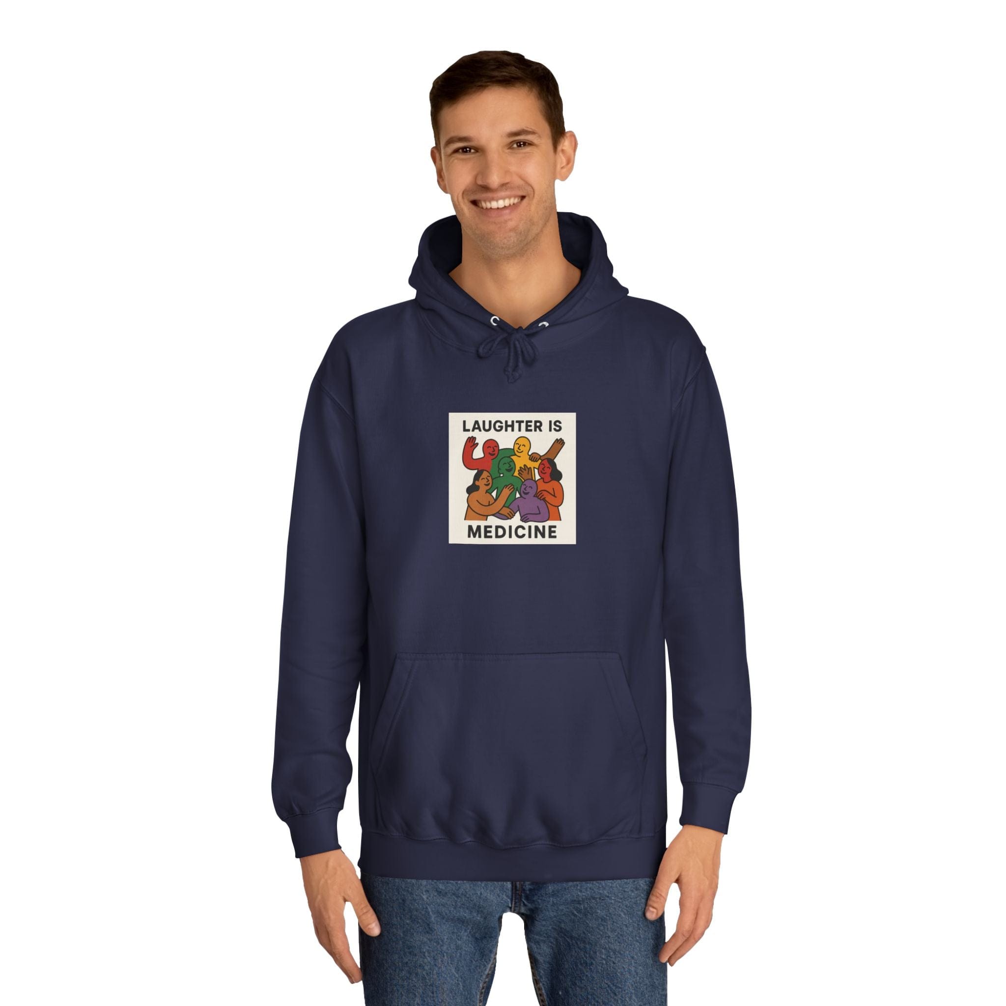 JKFstylez Hoodie Unisex Laughter is Medicine Hoodie