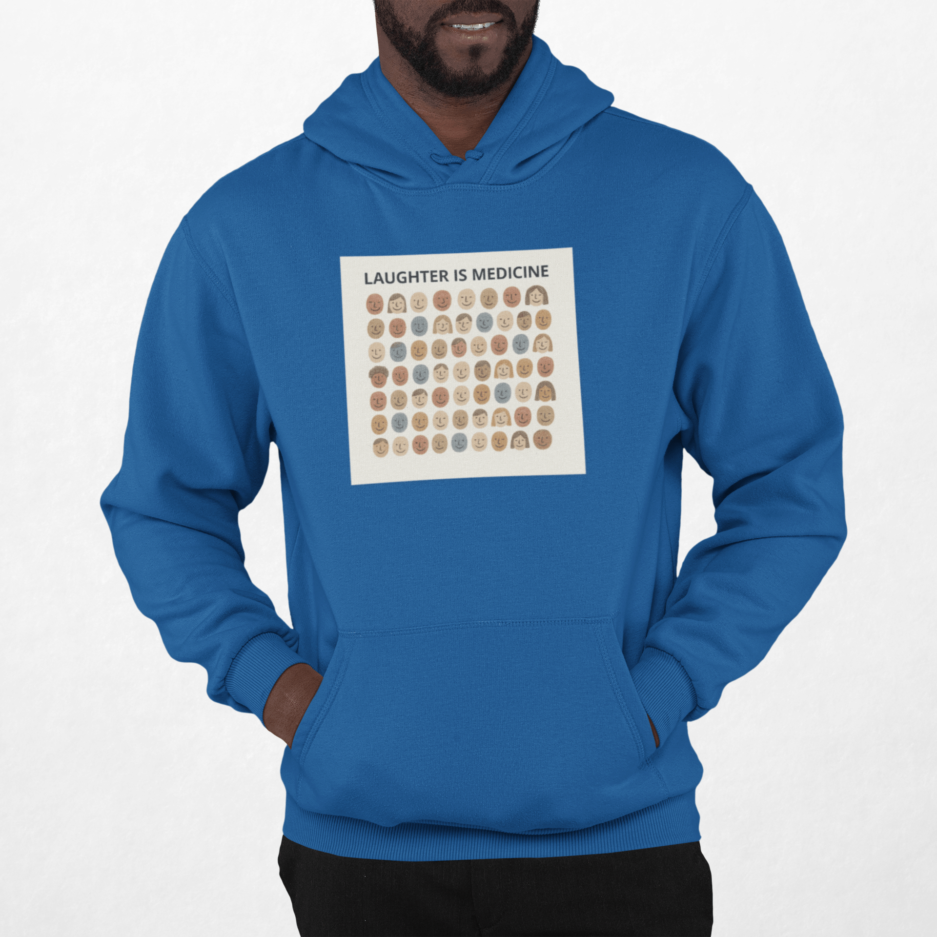 JKFstylez Hoodie Unisex Laughter is Medicine Hoodie