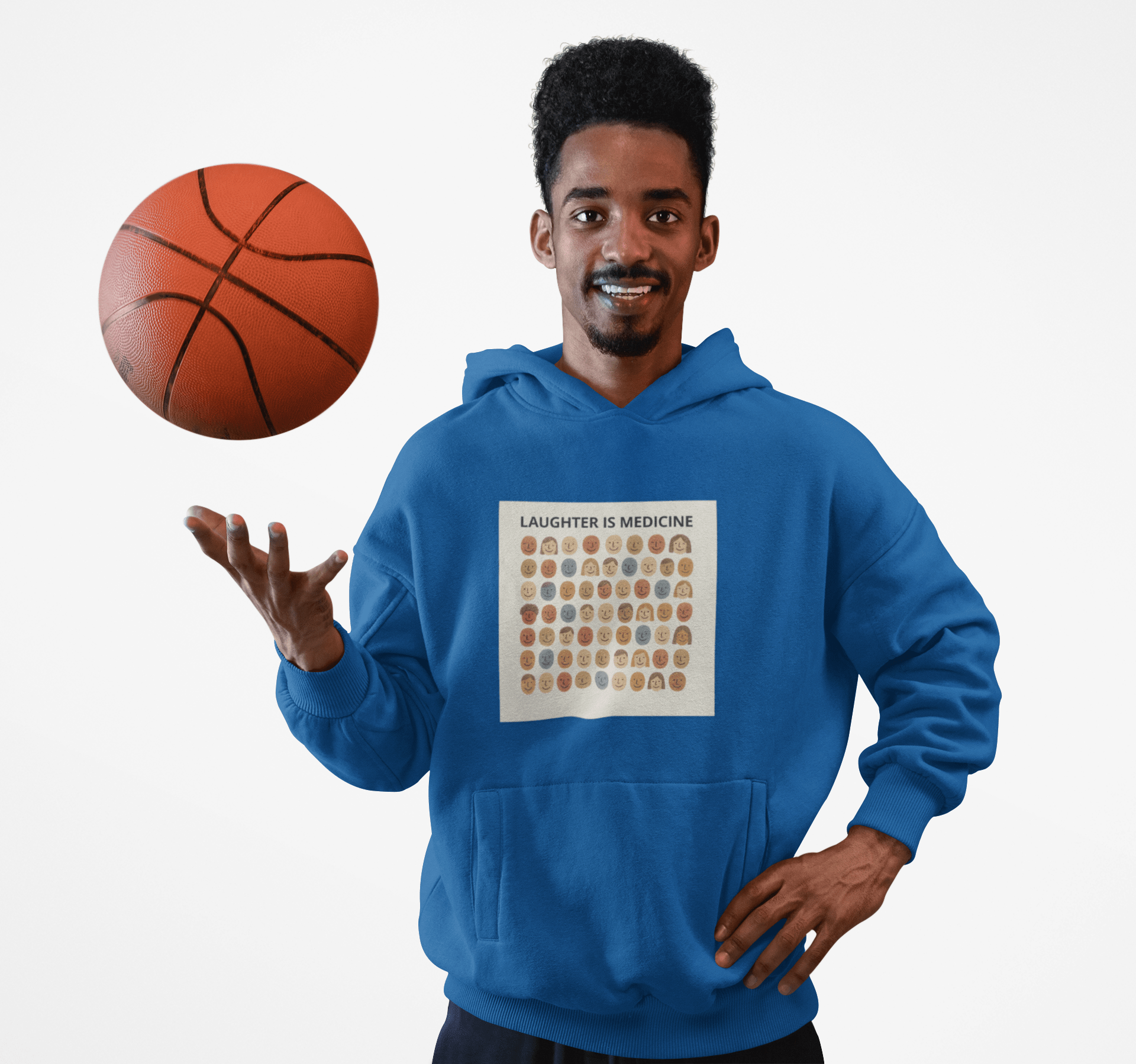 JKFstylez Hoodie Unisex Laughter is Medicine Hoodie