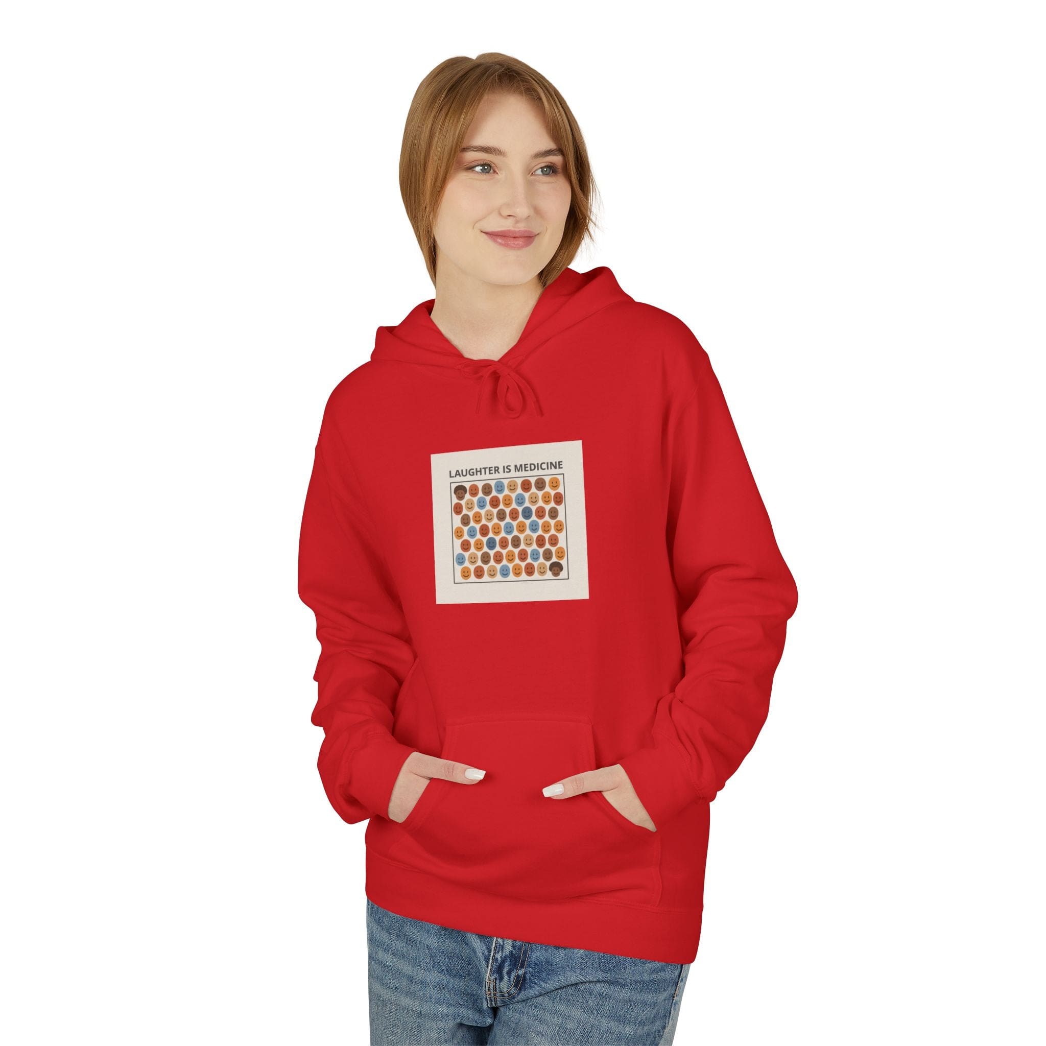 JKFstylez Hoodie Unisex Laughter is Medicine Hoodie