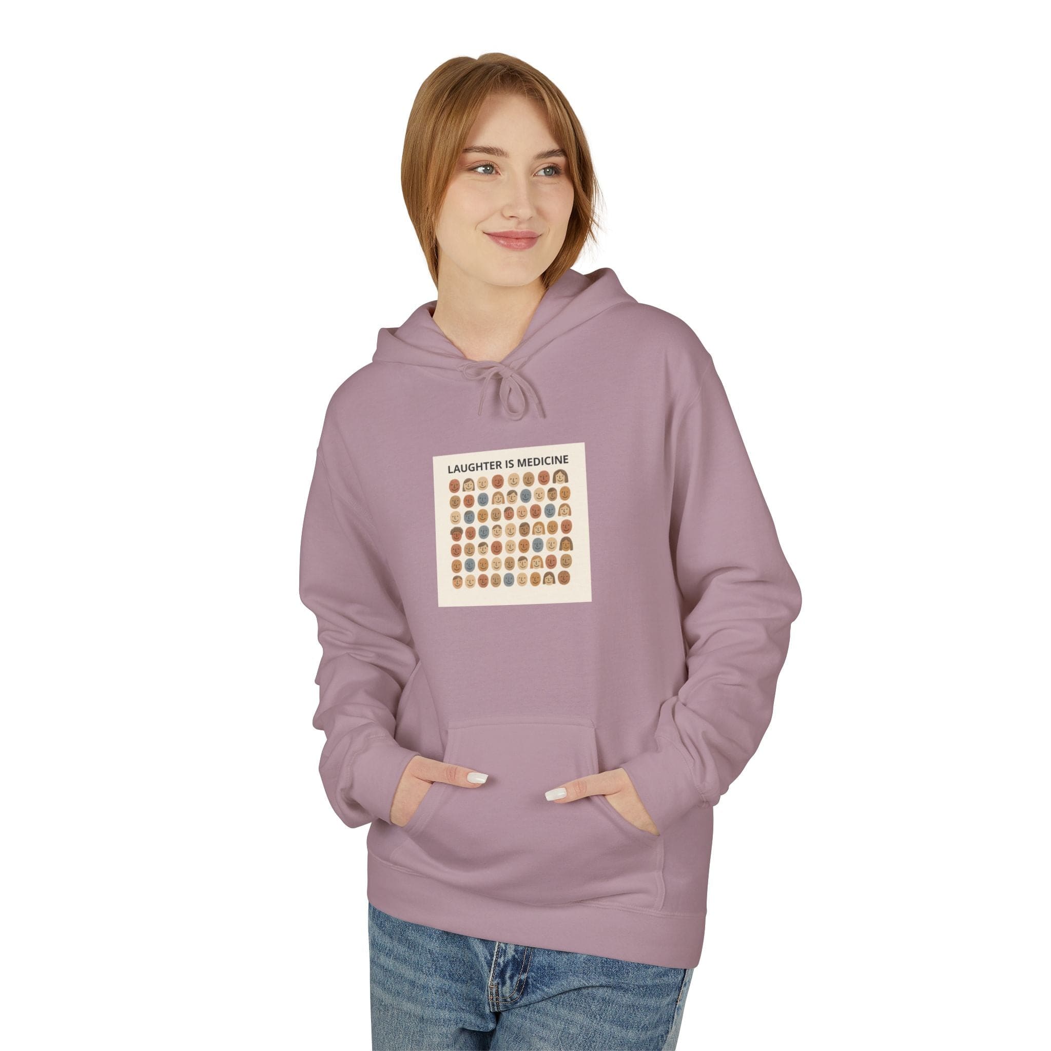 JKFstylez Hoodie Unisex Laughter is Medicine Hoodie