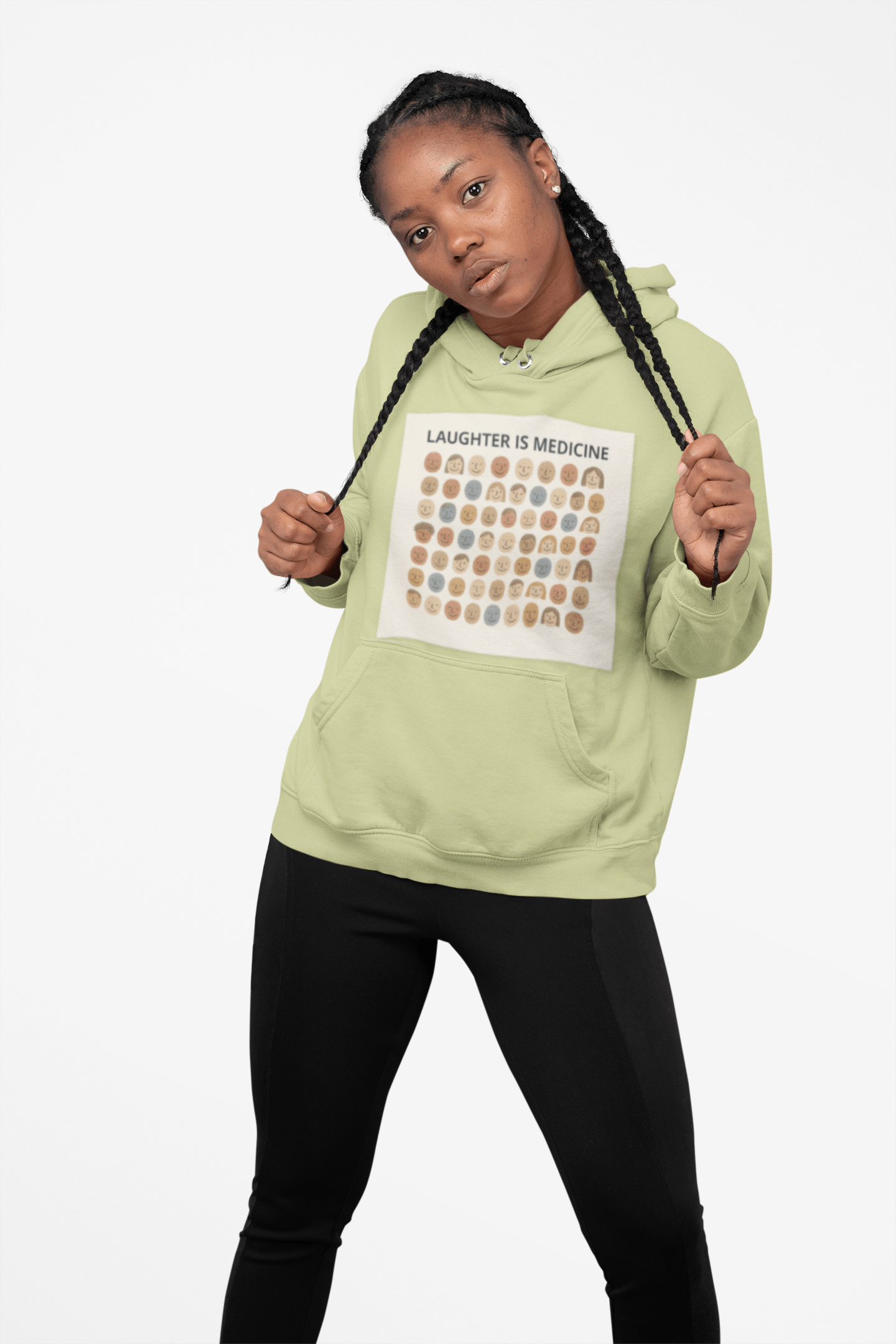 JKFstylez Hoodie Unisex Laughter is Medicine Hoodie