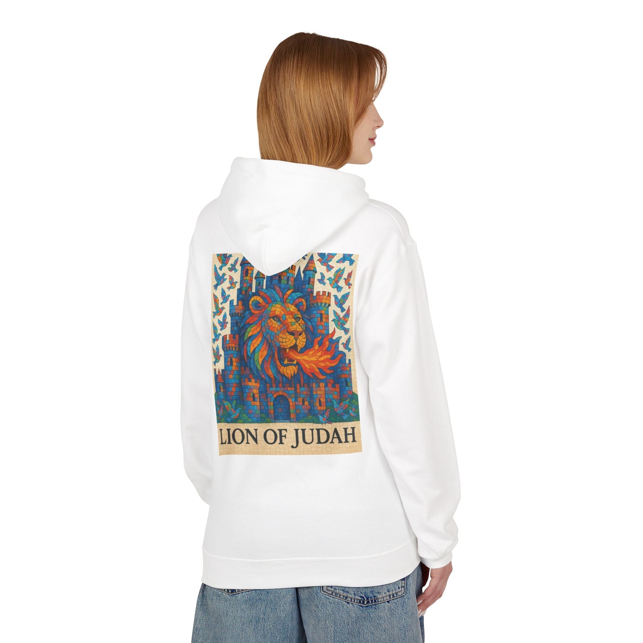 JKFstylez Hoodie Unisex Lion of Judah Fleece Hoodie