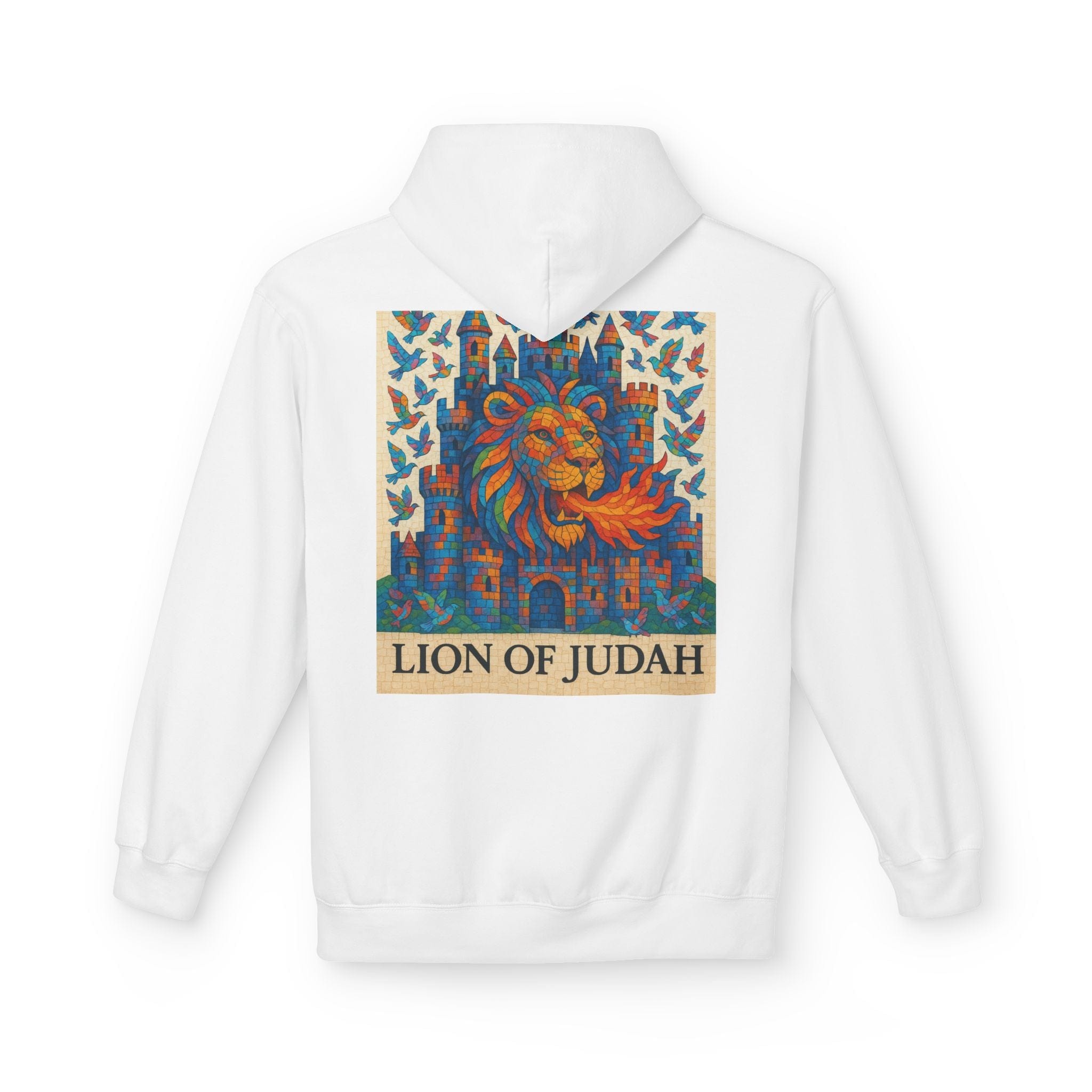 JKFstylez Hoodie Unisex Lion of Judah Fleece Hoodie
