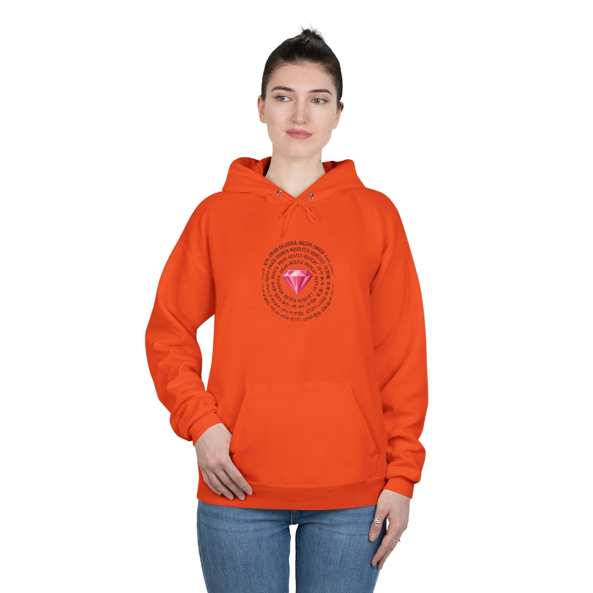 JKFstylez Hoodie Unisex Pray Hustle Repeat Hoodie