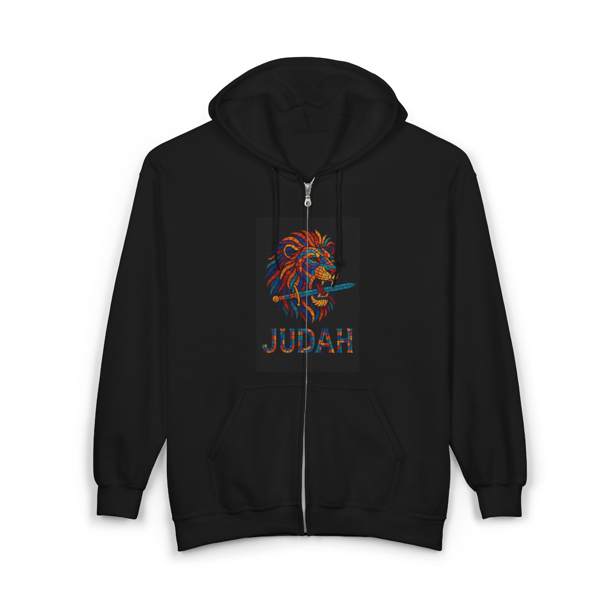 JKFstylez Hoodie Unisex Vibrant Lion Design Hoodie: