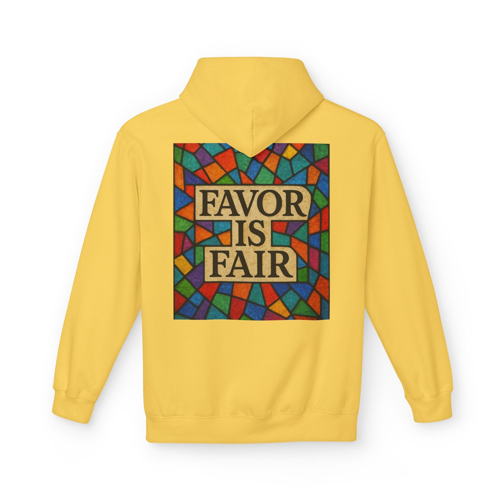 JKFstylez Hoodie United Stained Glass Favor Is Fair Hoodie, Unisex Fashion Sweatshirt