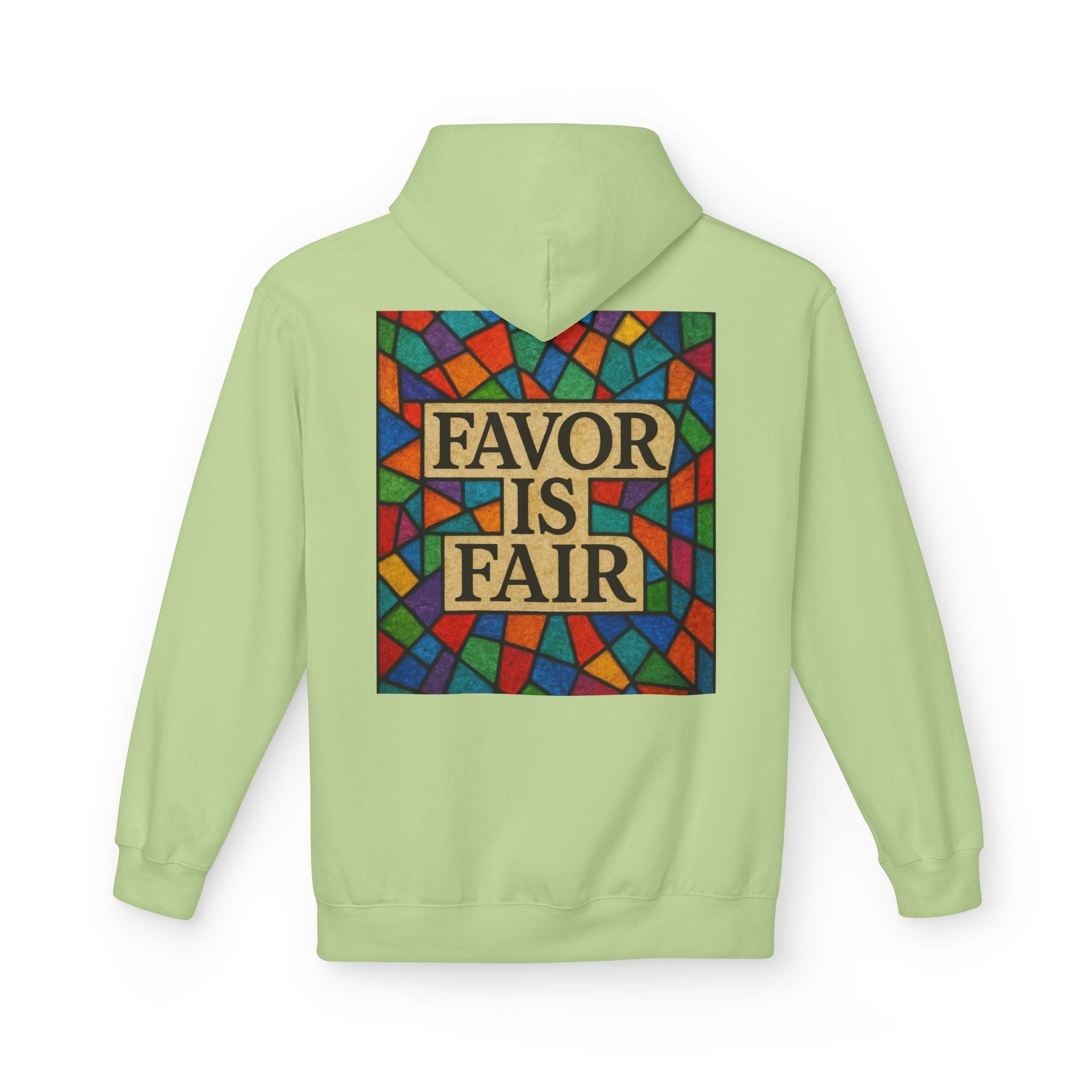 JKFstylez Hoodie United Stained Glass Favor Is Fair Hoodie, Unisex Fashion Sweatshirt