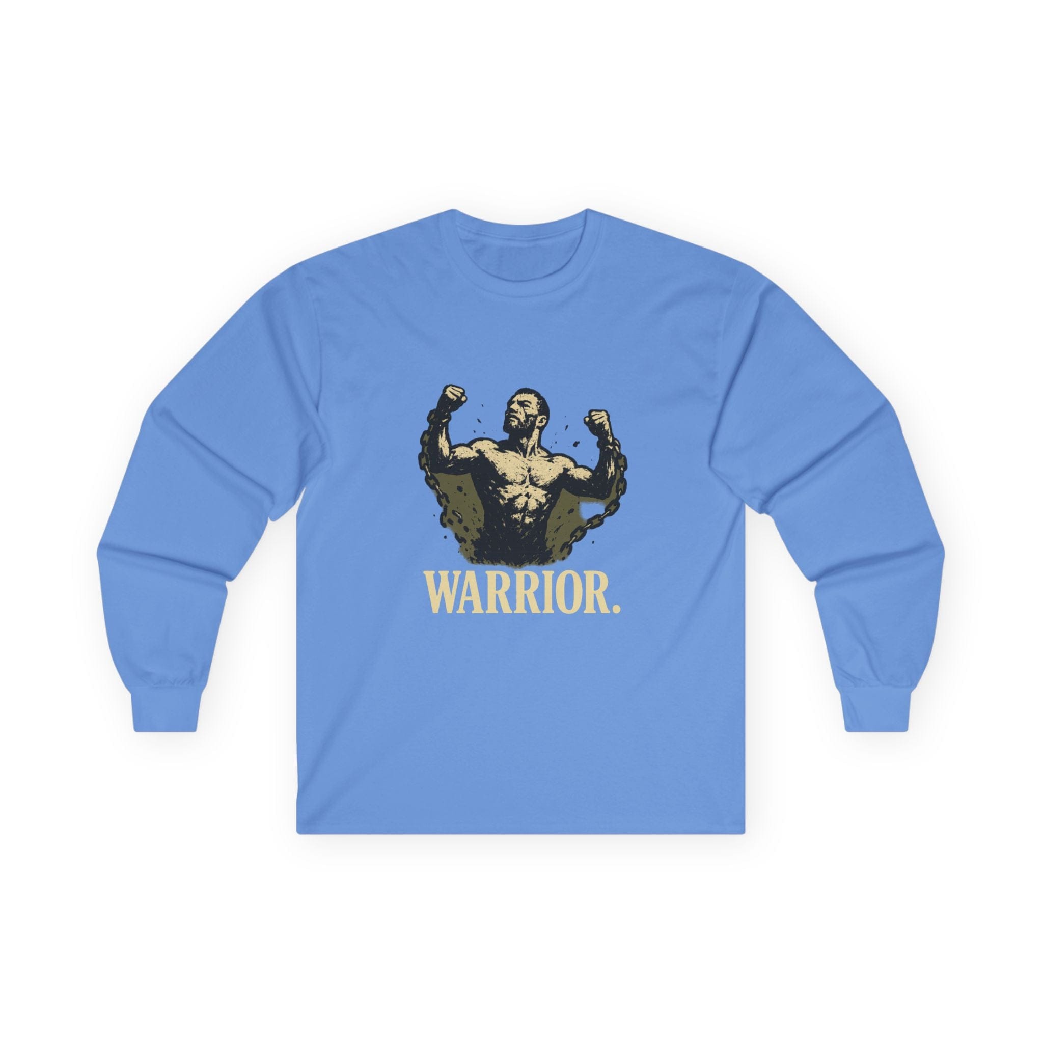 JKFstylez Long-sleeve Carolina Blue / S Warrior Unisex Long Sleeve T-shirt