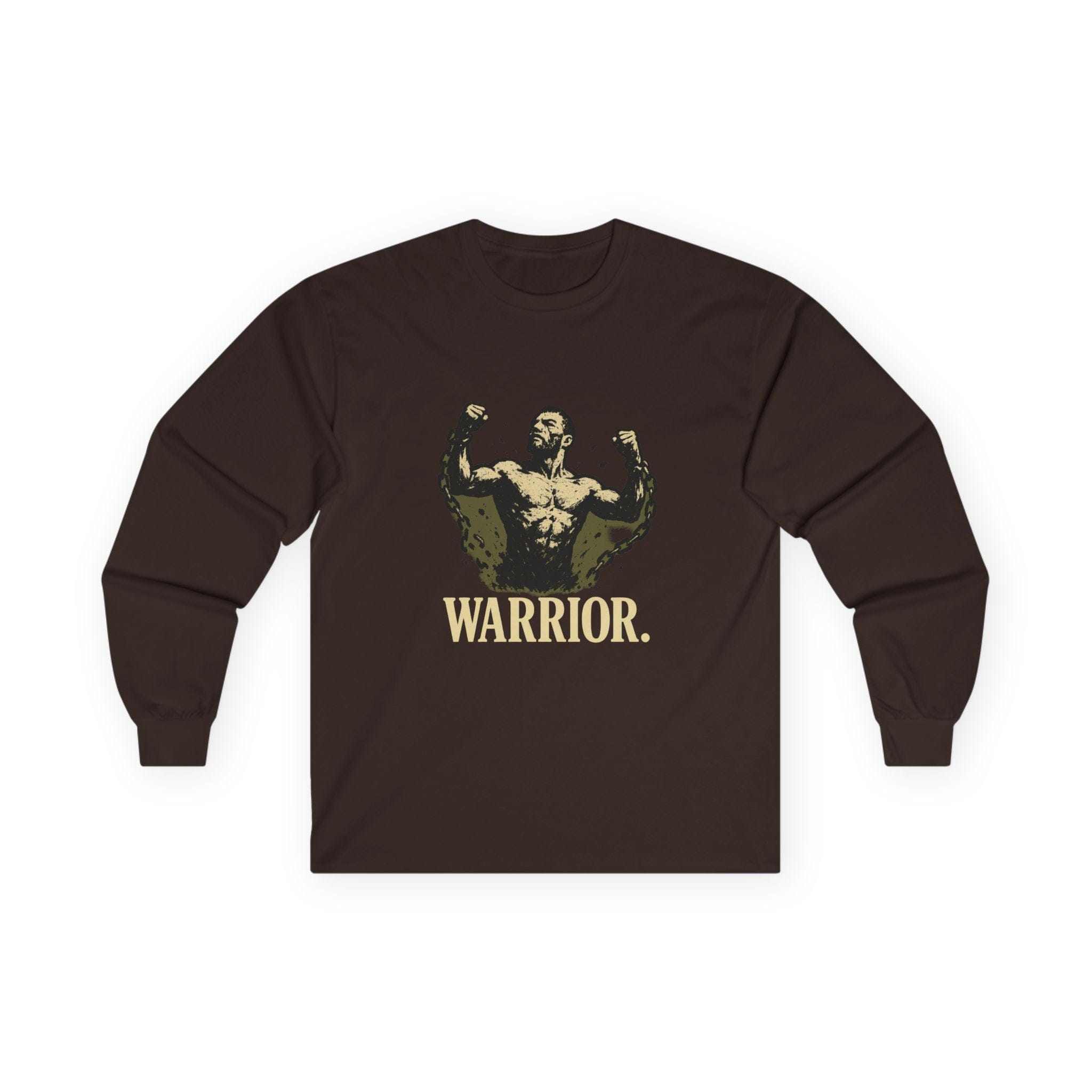 JKFstylez Long-sleeve Dark Chocolate / S Warrior Unisex Long Sleeve T-shirt