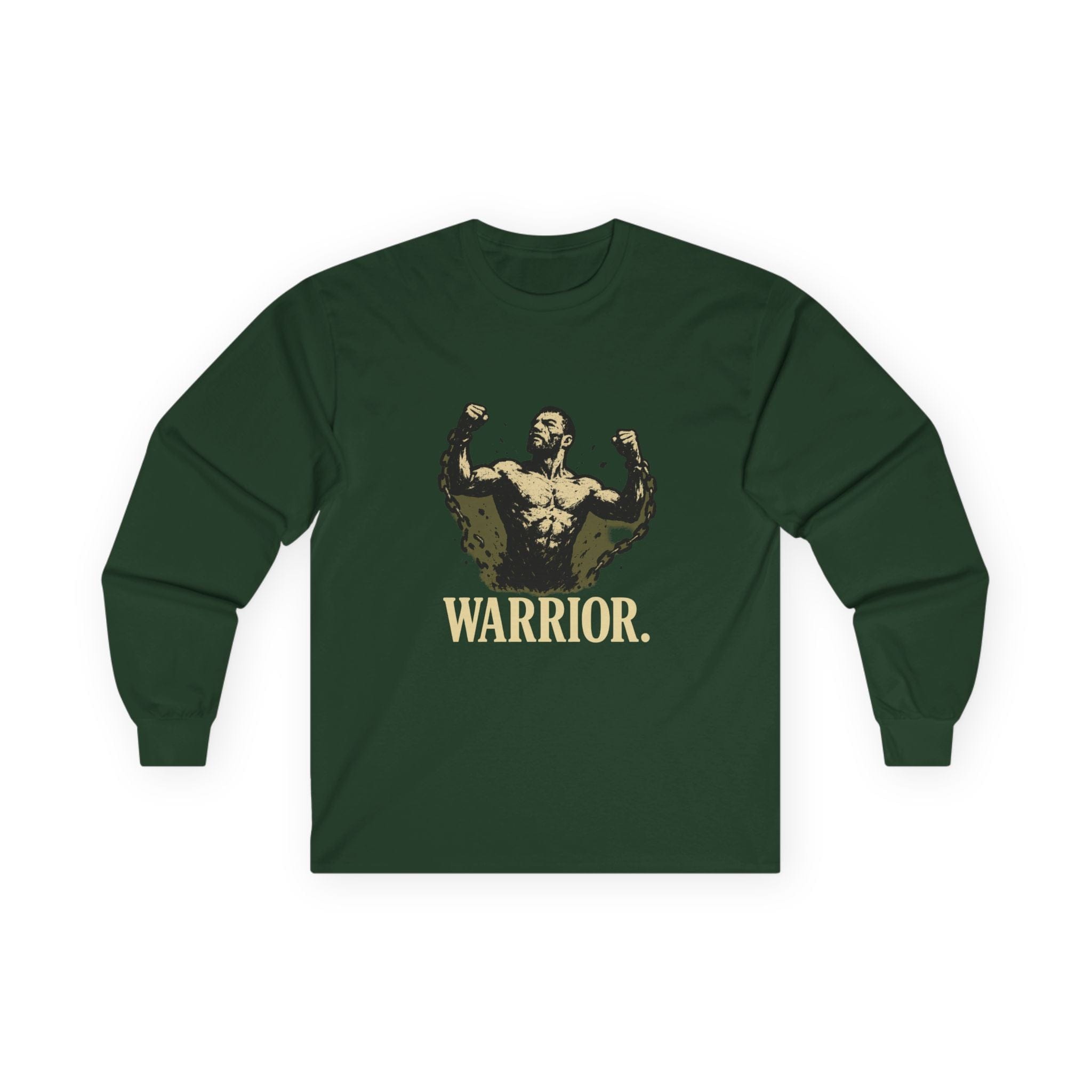 JKFstylez Long-sleeve Forest Green / S Warrior Unisex Long Sleeve T-shirt