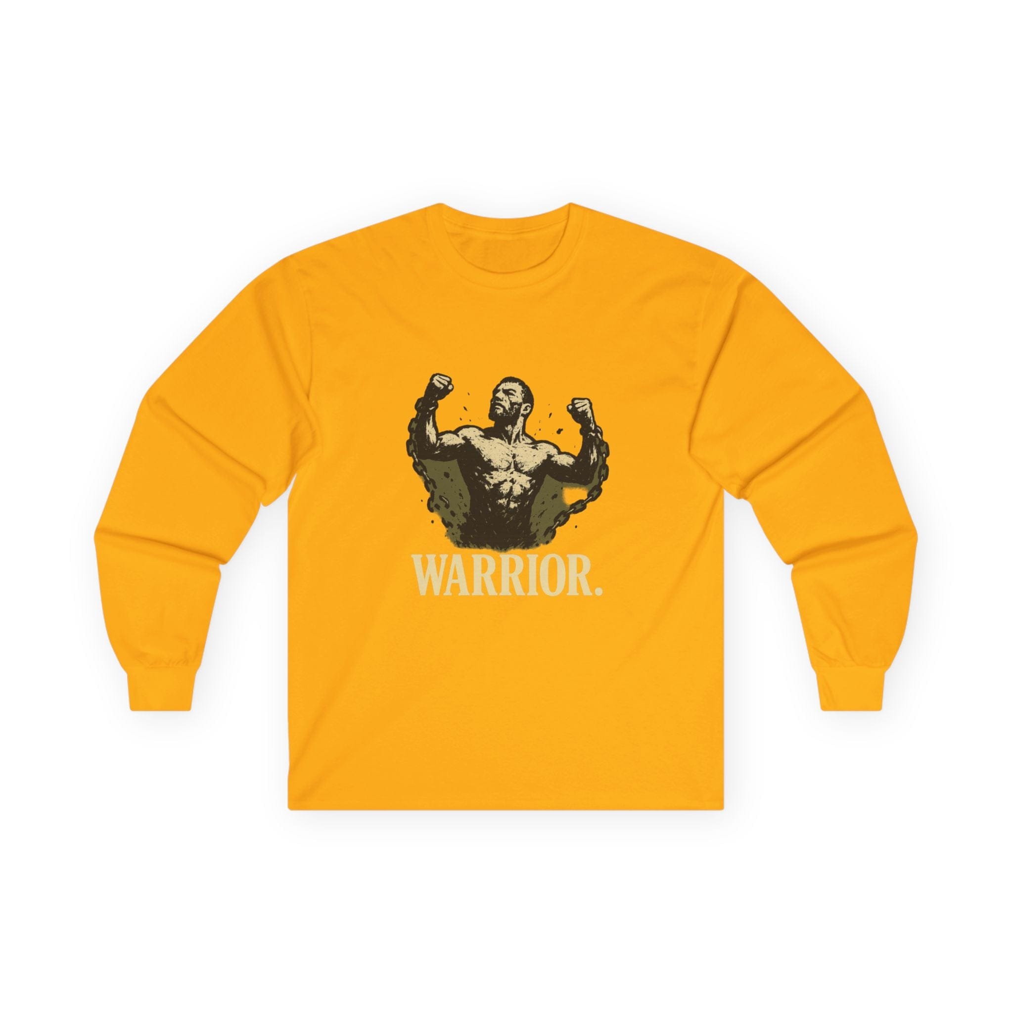 JKFstylez Long-sleeve Gold / S Warrior Unisex Long Sleeve T-shirt