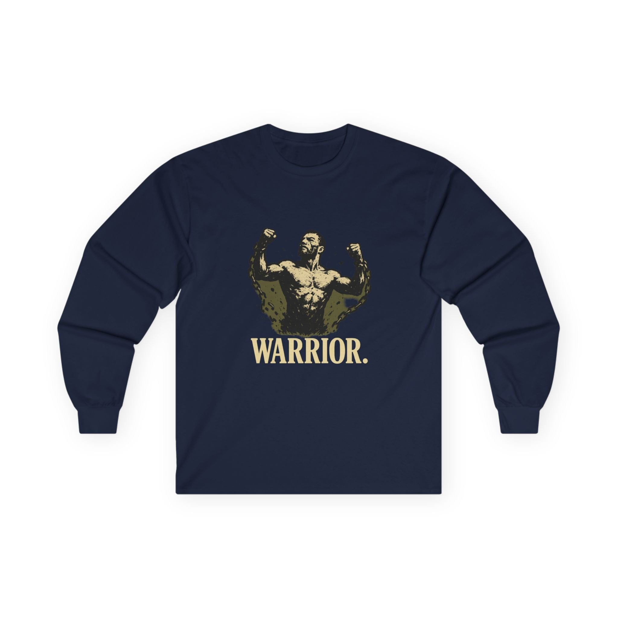 JKFstylez Long-sleeve Navy / S Warrior Unisex Long Sleeve T-shirt