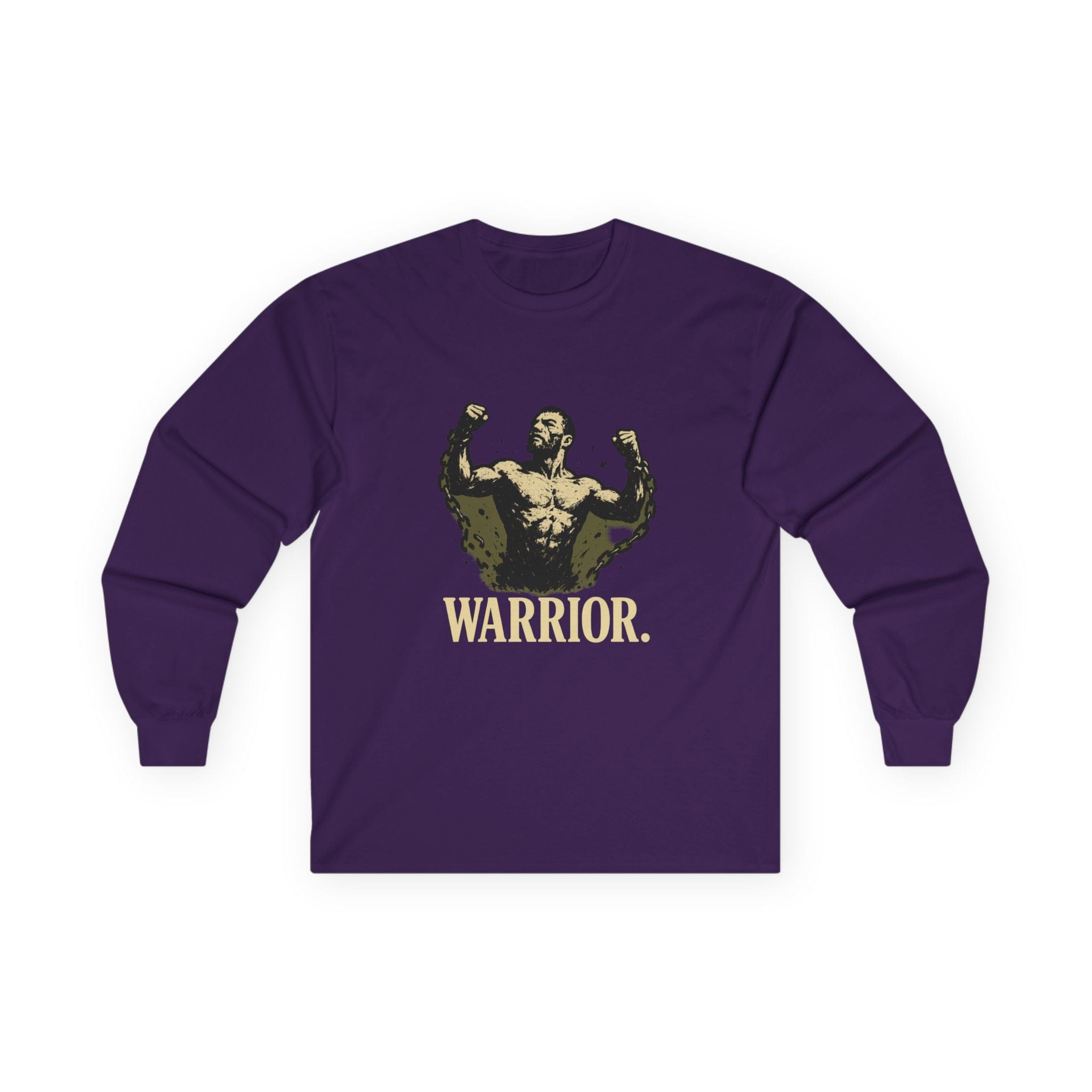 JKFstylez Long-sleeve Purple / S Warrior Unisex Long Sleeve T-shirt