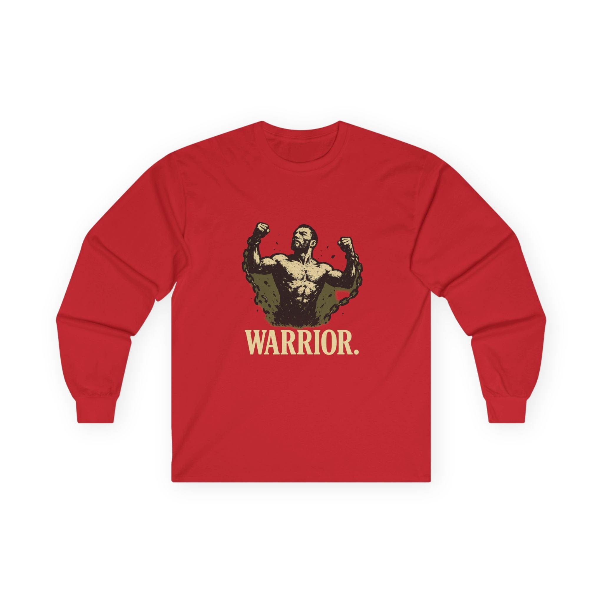 JKFstylez Long-sleeve Red / S Warrior Unisex Long Sleeve T-shirt
