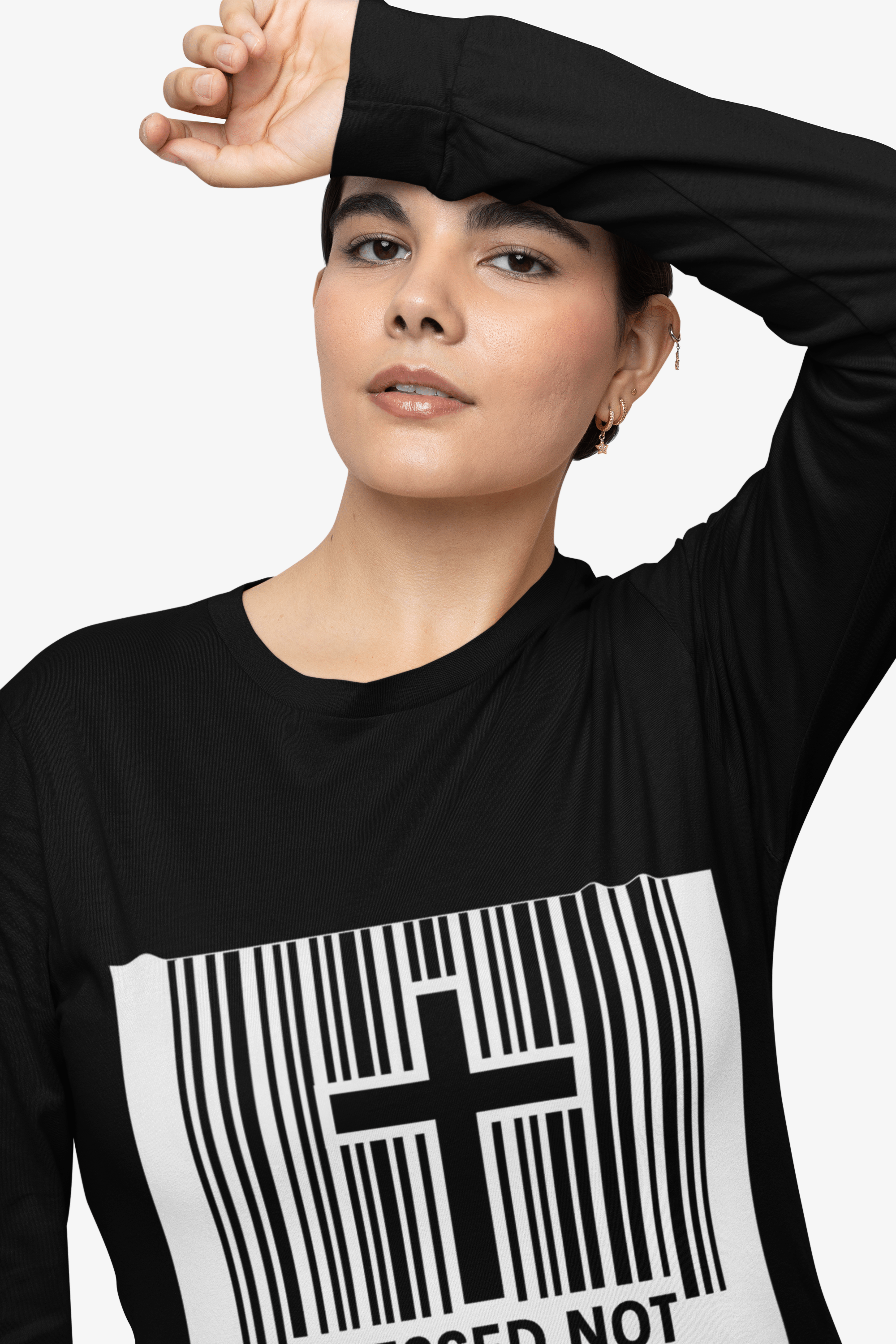 JKFstylez Long-sleeve Unisex Blessed Not Stressed Ultra Cotton Long Sleeve Tee