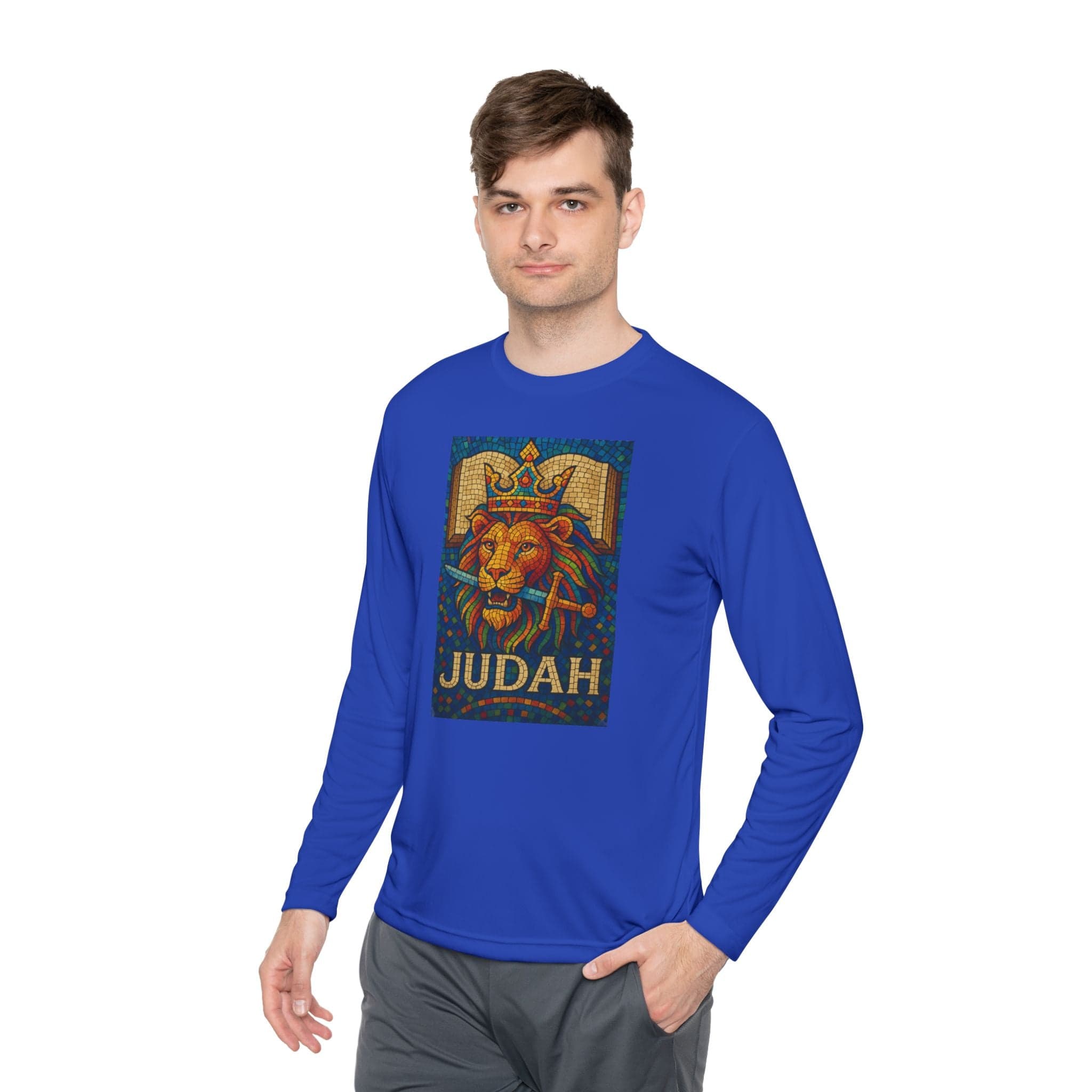 JKFstylez Long-sleeve Unisex Judah Lion Long Sleeve Tee
