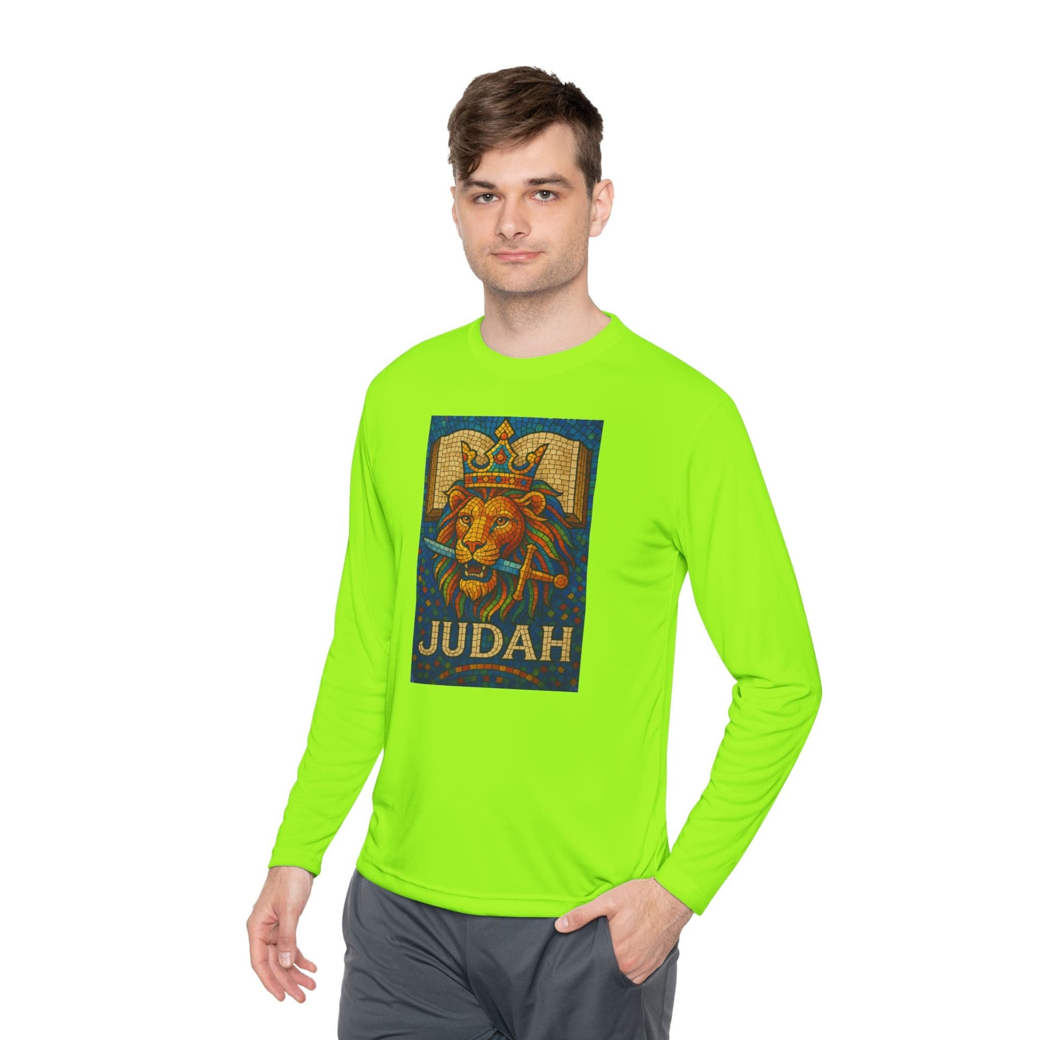 JKFstylez Long-sleeve Unisex Judah Lion Long Sleeve Tee