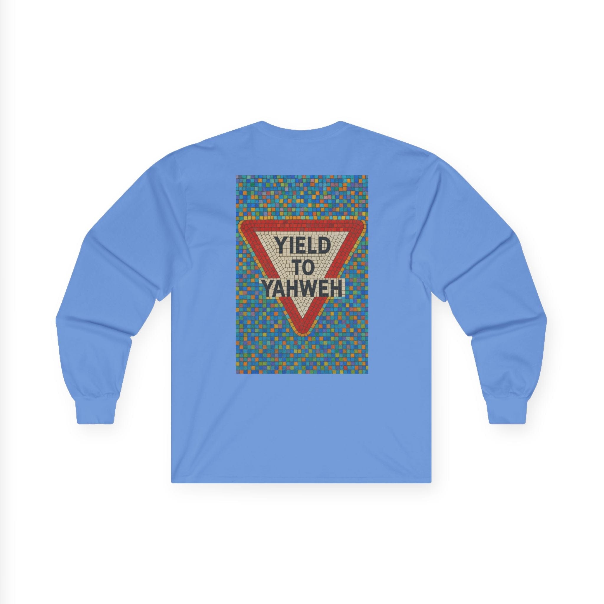 JKFstylez Long-sleeve Unisex Long Sleeve Tee, Yield to Yahweh T-Shirt, Faith-Based Apparel